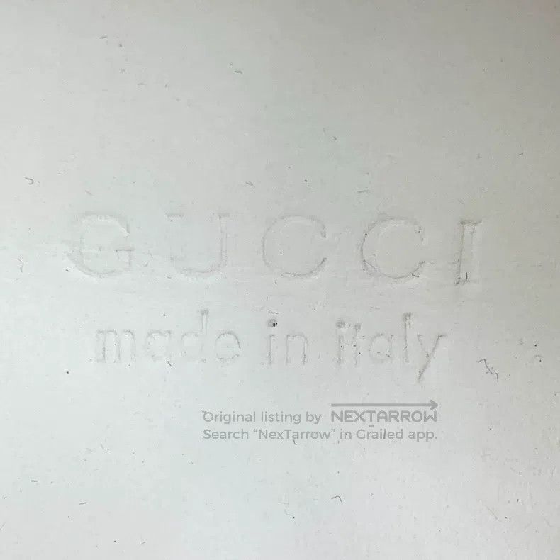 Gucci Gucci White logo embossed laced thick-soled casual sneaker Size US 4.5 / IT 34.5 - 7 Thumbnail