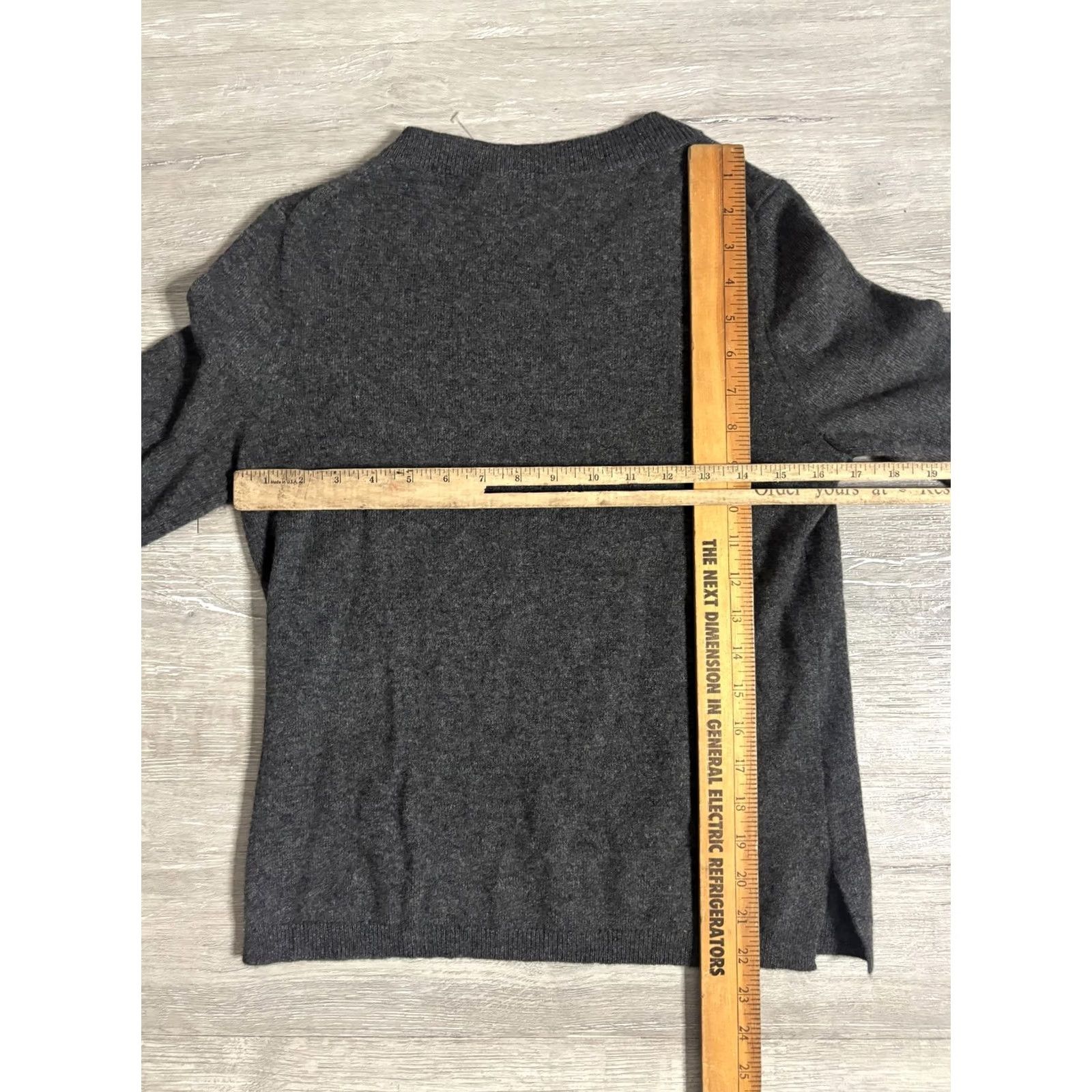J.Crew J.Crew Sweater Womens Small Gray 100% Cashmere Crewneck Pullover Long Sleeve Size S / US 4 / IT 40 - 4 Thumbnail