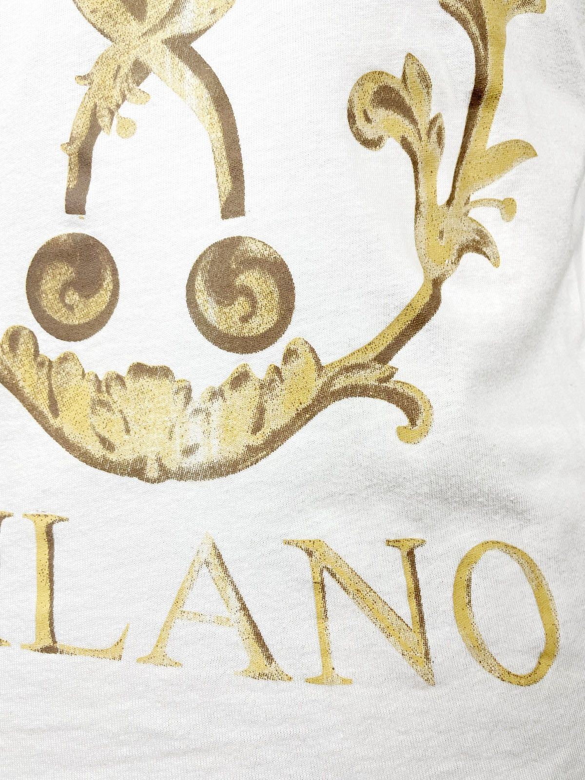 Designer × Moschino Moschino Couture Big Logo Women White T-Shirt Size M Size M / US 6-8 / IT 42-44 - 5 Thumbnail