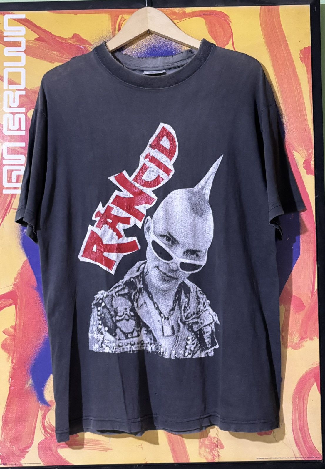 Vintage Vintage Rancid Shirt trashed blink 182,Nofx,offspring Size US L / EU 52-54 / 3 - 1 Thumbnail