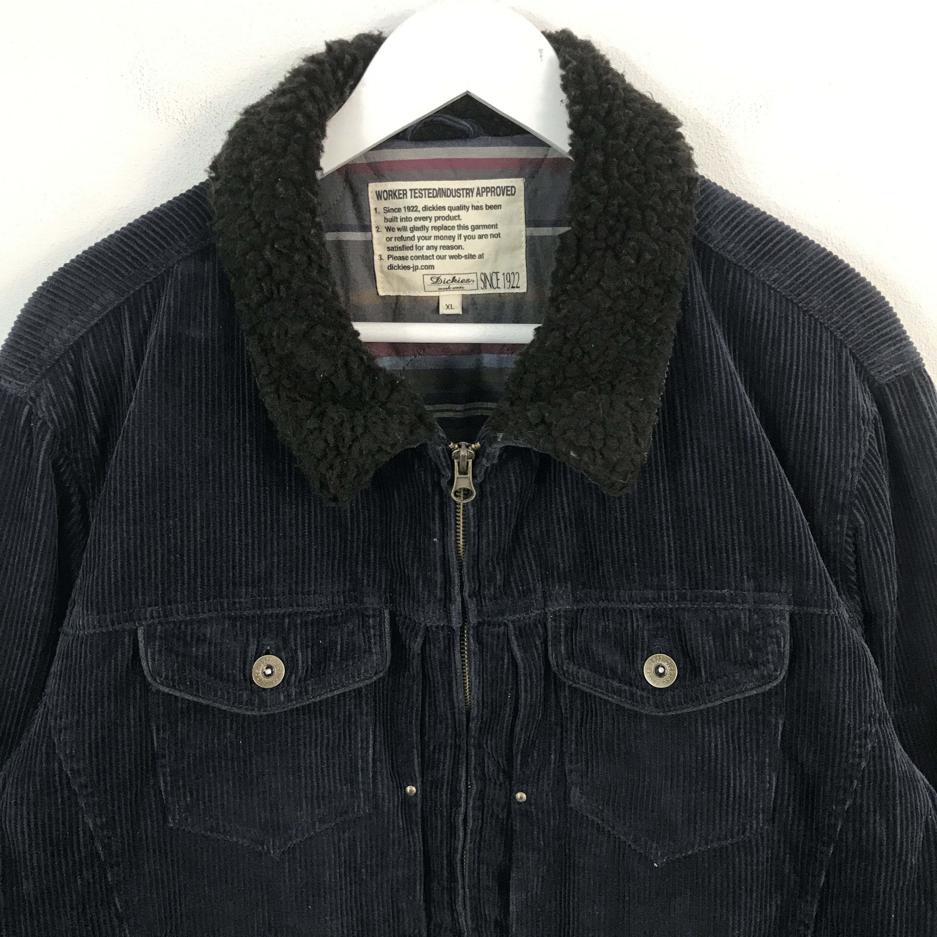 Dickies × Japanese Brand Dickies worker tasted navy jacket Size US XL / EU 56 / 4 - 3 Thumbnail