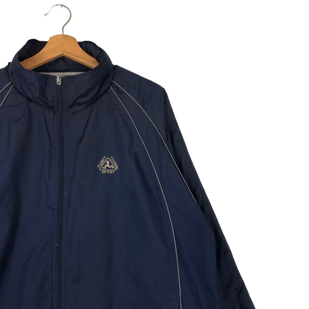 Japanese Brand 🔥Zipper Jacket Streetwear Plenty Tough Sport Big Logo Size US L / EU 52-54 / 3 - 6 Thumbnail