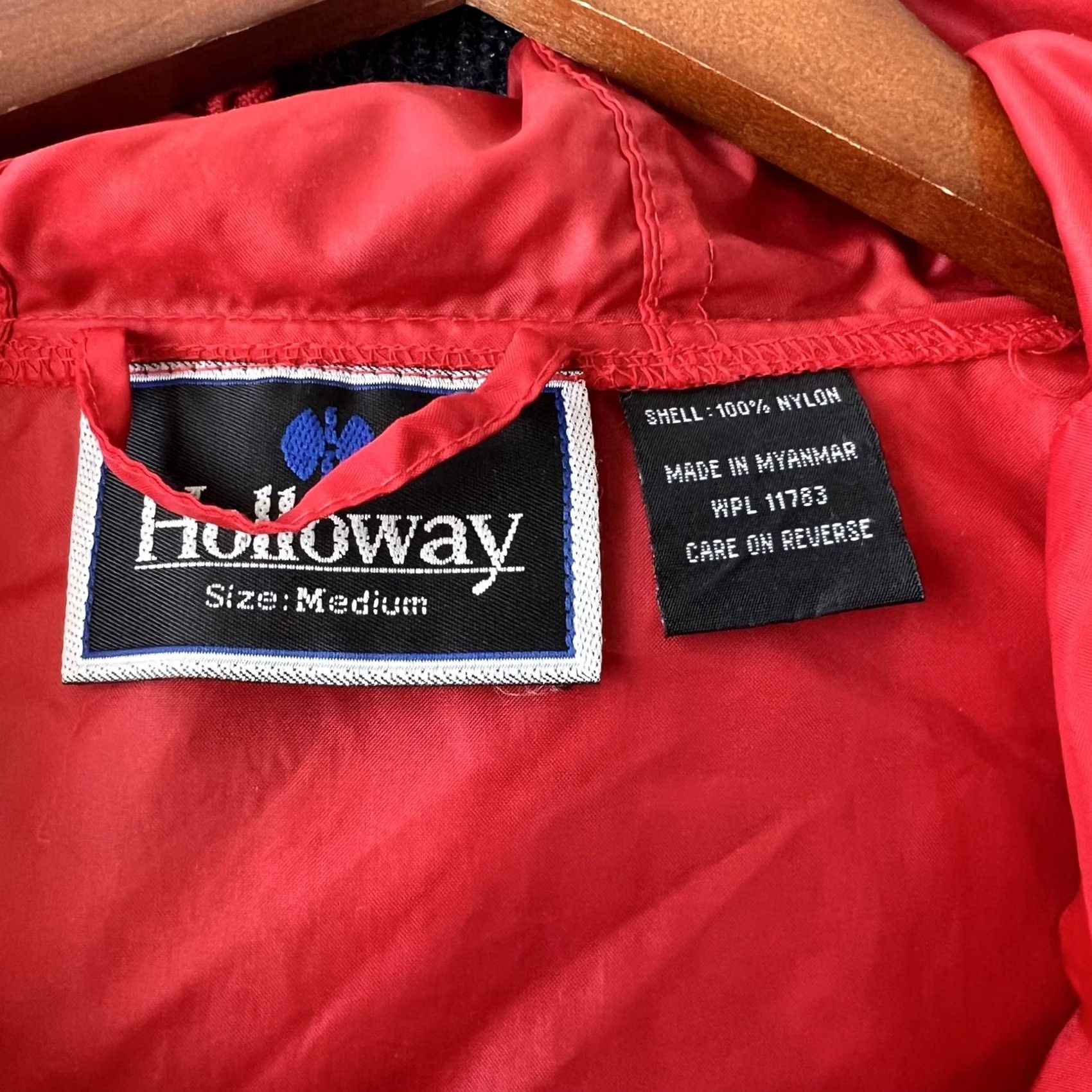 Holloway VINTAGE Y2K Pittsburgh Zoo & Aquarium Jacket Mens Med Red Hooded Windbreaker Size US M / EU 48-50 / 2 - 4 Thumbnail