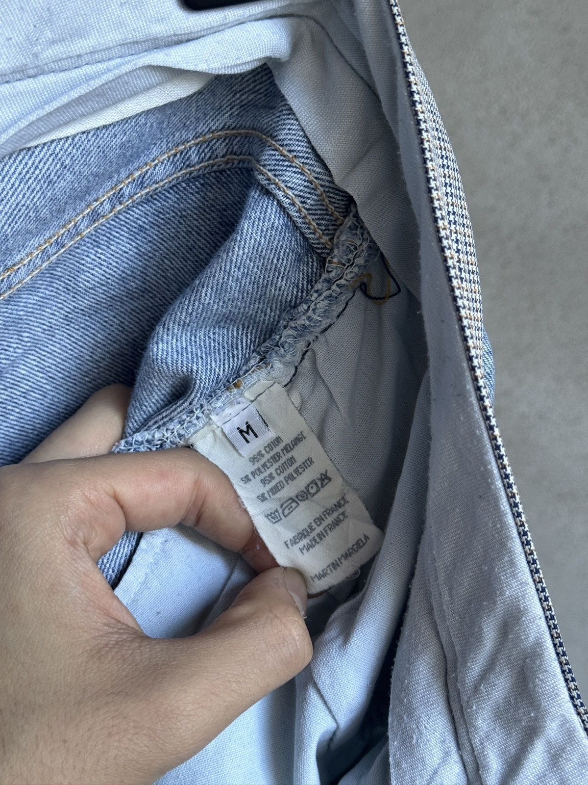 Maison Margiela Maison Martin Margiela 0 Artisanal Reworked Waistband Jeans Size US 32 / EU 48 - 14 Thumbnail