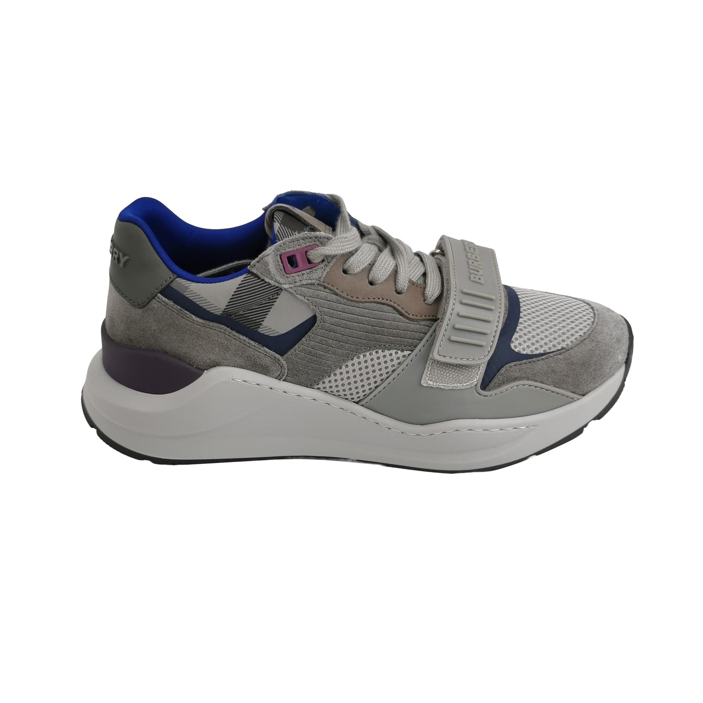 Burberry Burberry Ramsey Suede Mesh Sneakers 40 Size US 7 / EU 40 - 1 Thumbnail