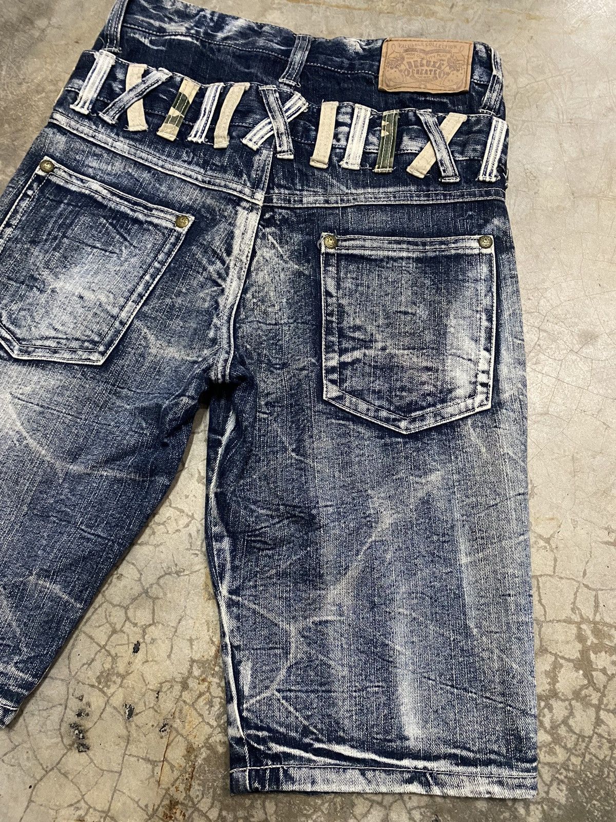 If Six Was Nine × Japanese Brand Y2k Punk Double Waist Jeans Short Size US 28 / EU 44 - 9 Thumbnail