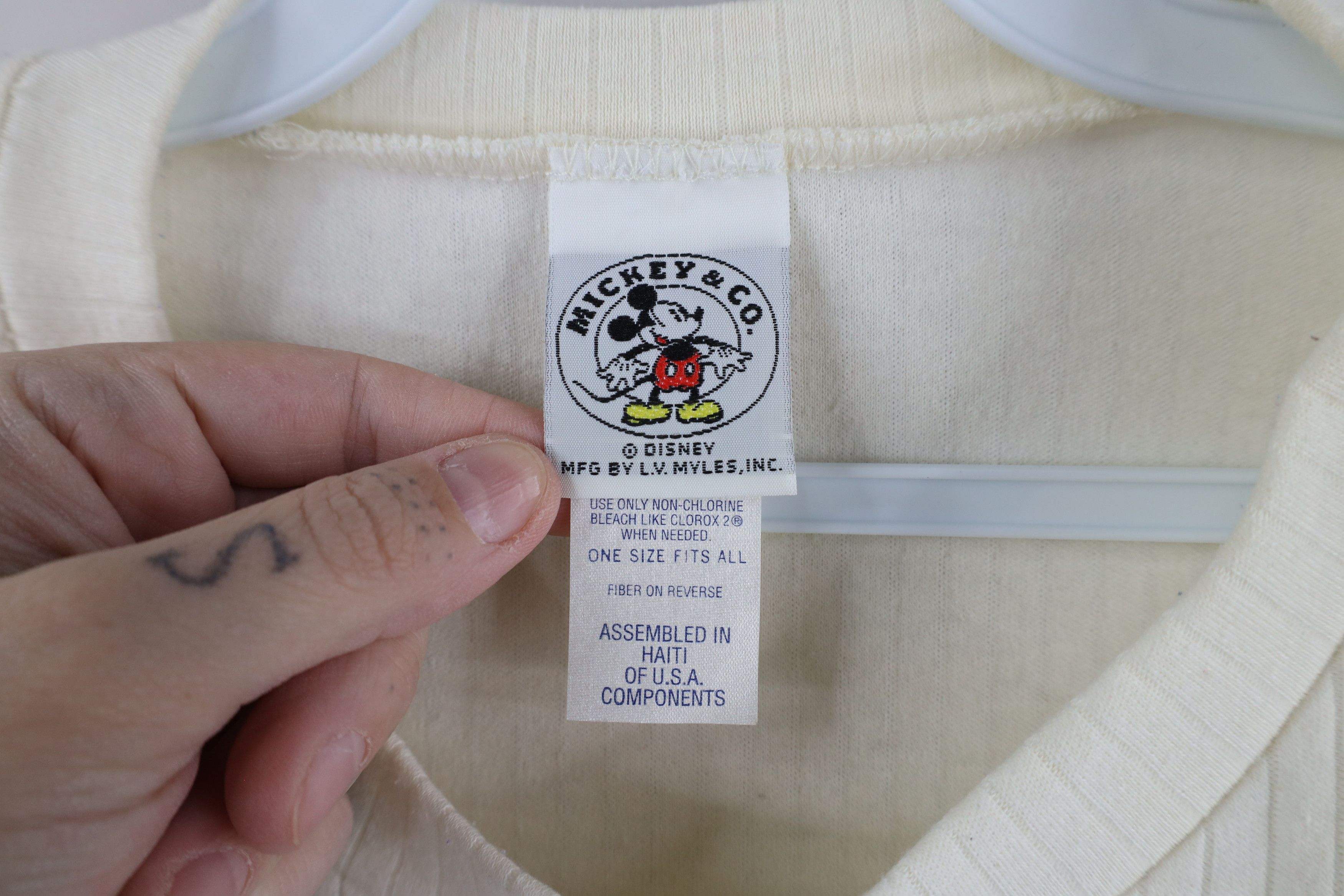 Disney × Vintage Vintage 90s Disney Mickey Mouse Night Sleep T-Shirt Gown Size ONE SIZE - 6 Thumbnail