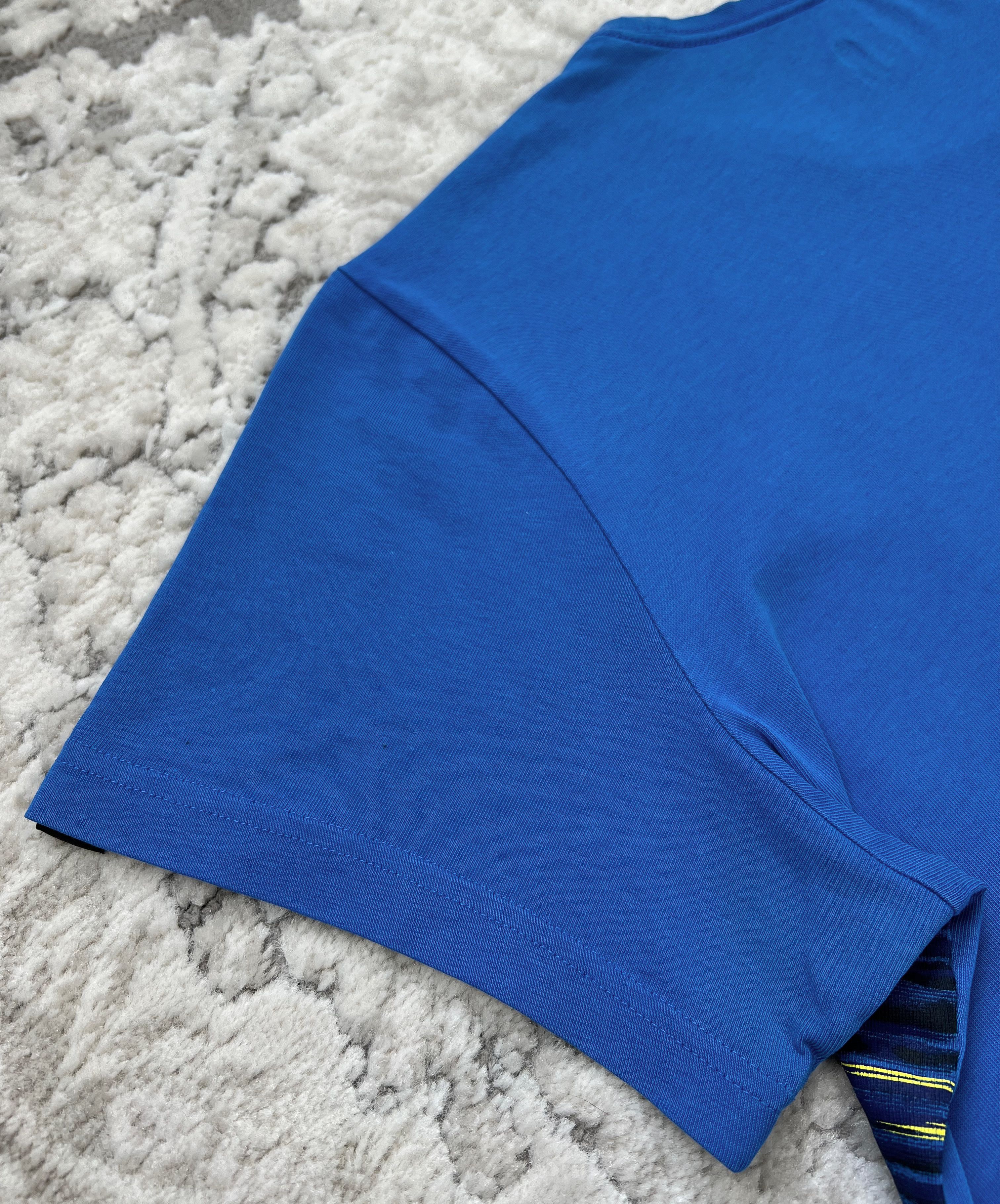 Adidas Adidas Climalite Blue Graphic Logo T-Shirt M/L Size US M / EU 48-50 / 2 - 12 Thumbnail