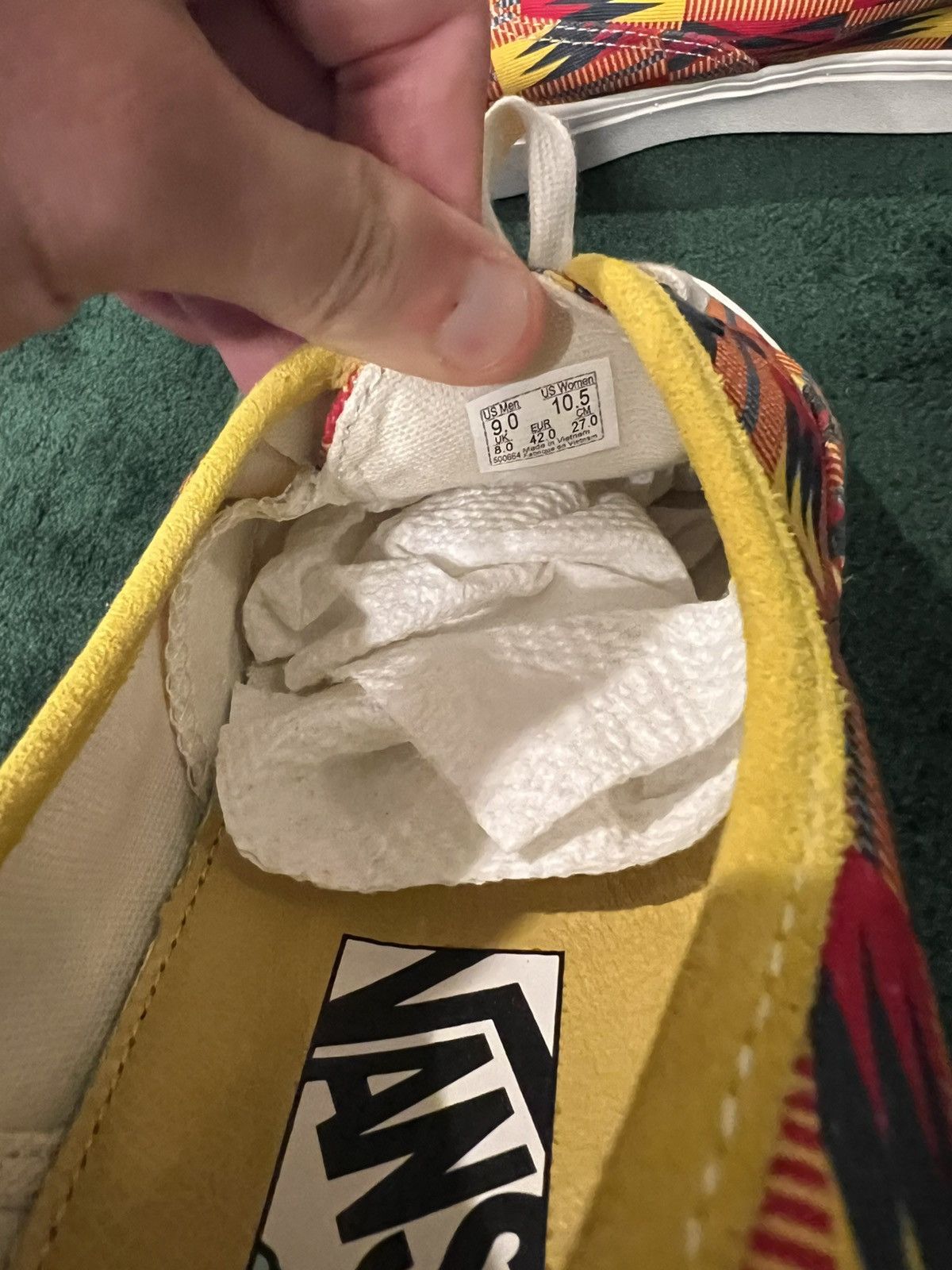 Union LA Vans Authentic Union Kente Cloth Size US 9 / EU 42 - 8 Thumbnail