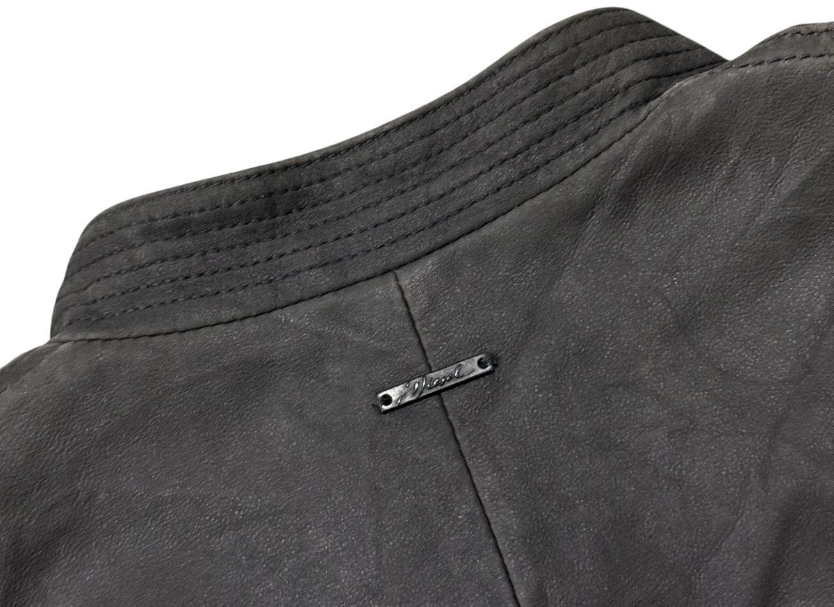Diesel Black Gold Vintage Diesel Lamb Leather Avant Garde Inspired Jacket Size XS / US 0-2 / IT 36-38 - 17 Thumbnail