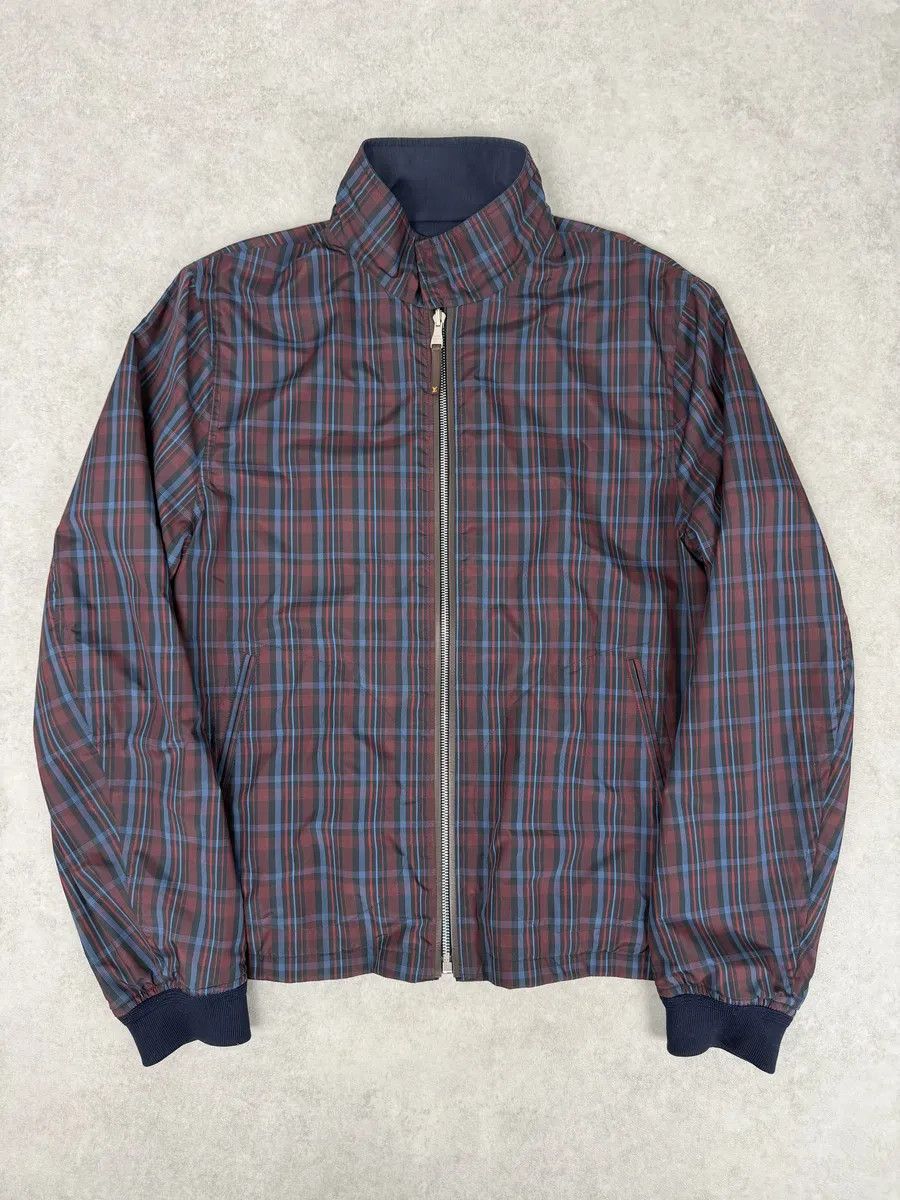 Louis Vuitton Louis Vuitton Navy Blue & Tartan Reversible Windbreaker Jacket Size US S / EU 44-46 / 1 - 1 Thumbnail