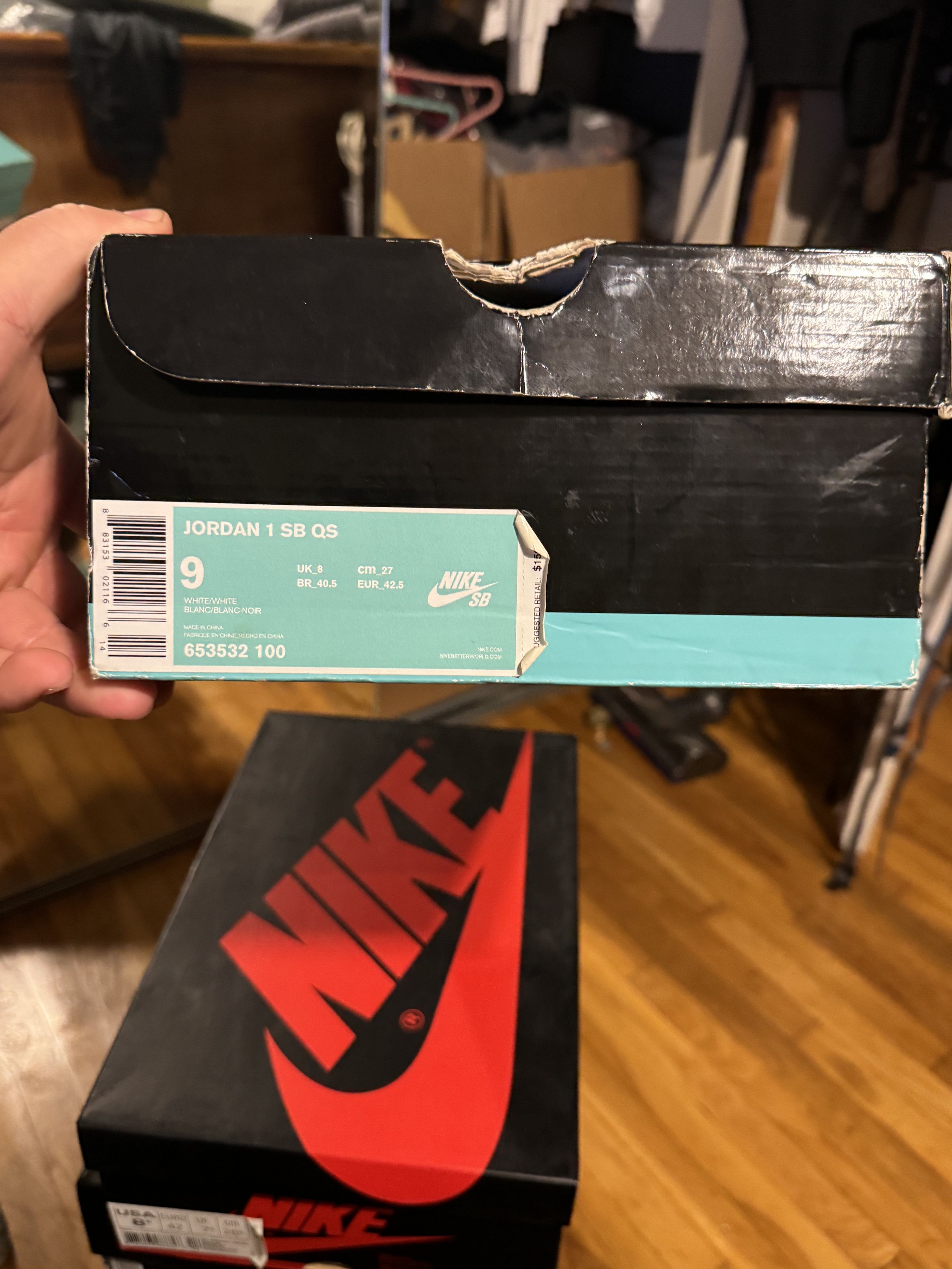 Jordan Brand × Nike jordan 1 sb lance mountain white Size US 9 / EU 42 - 5 Thumbnail