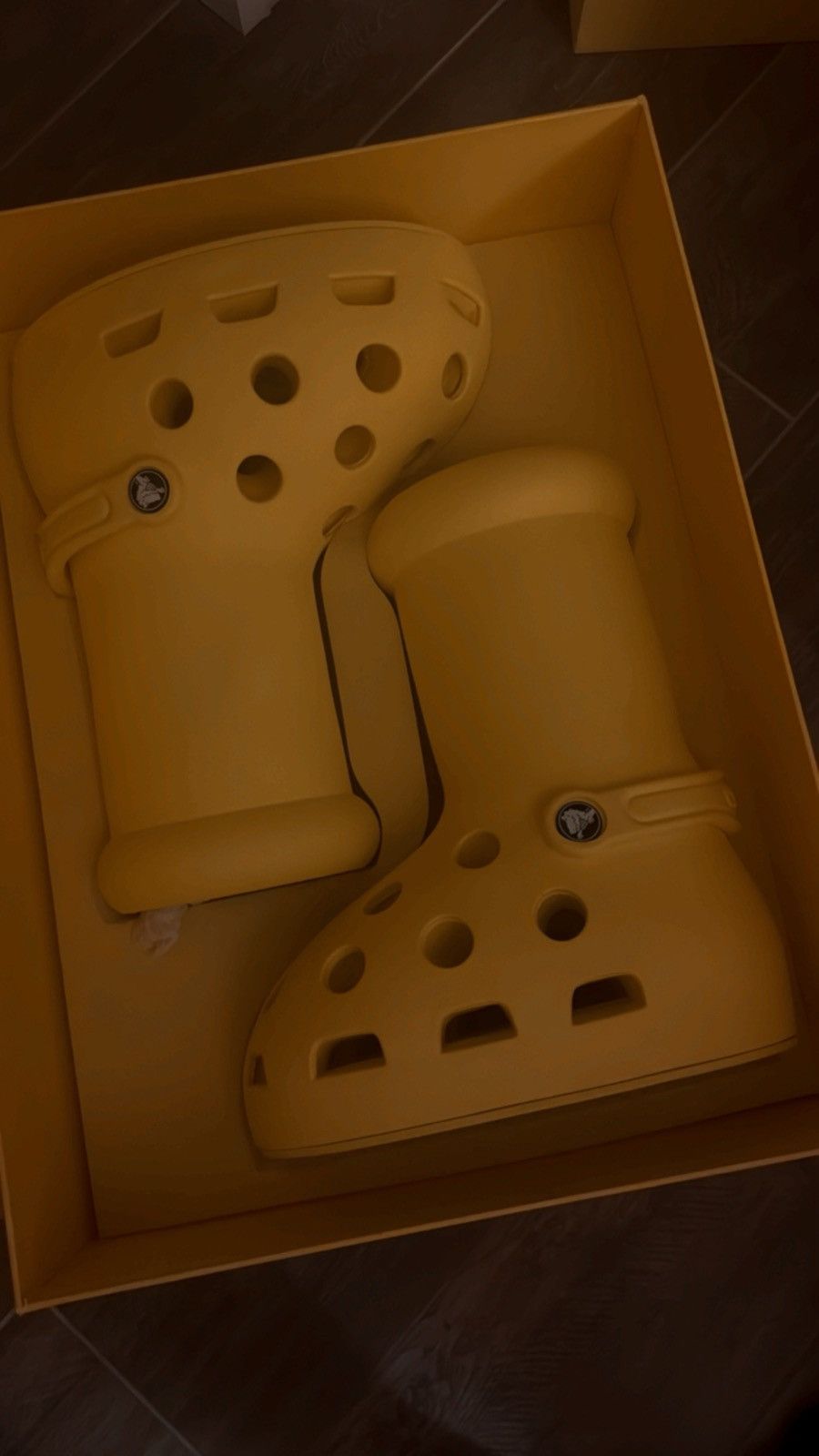 Crocs × MSCHF Crocs x Mschf Big Yellow Boot Size US 10 / EU 43 - 1 Thumbnail