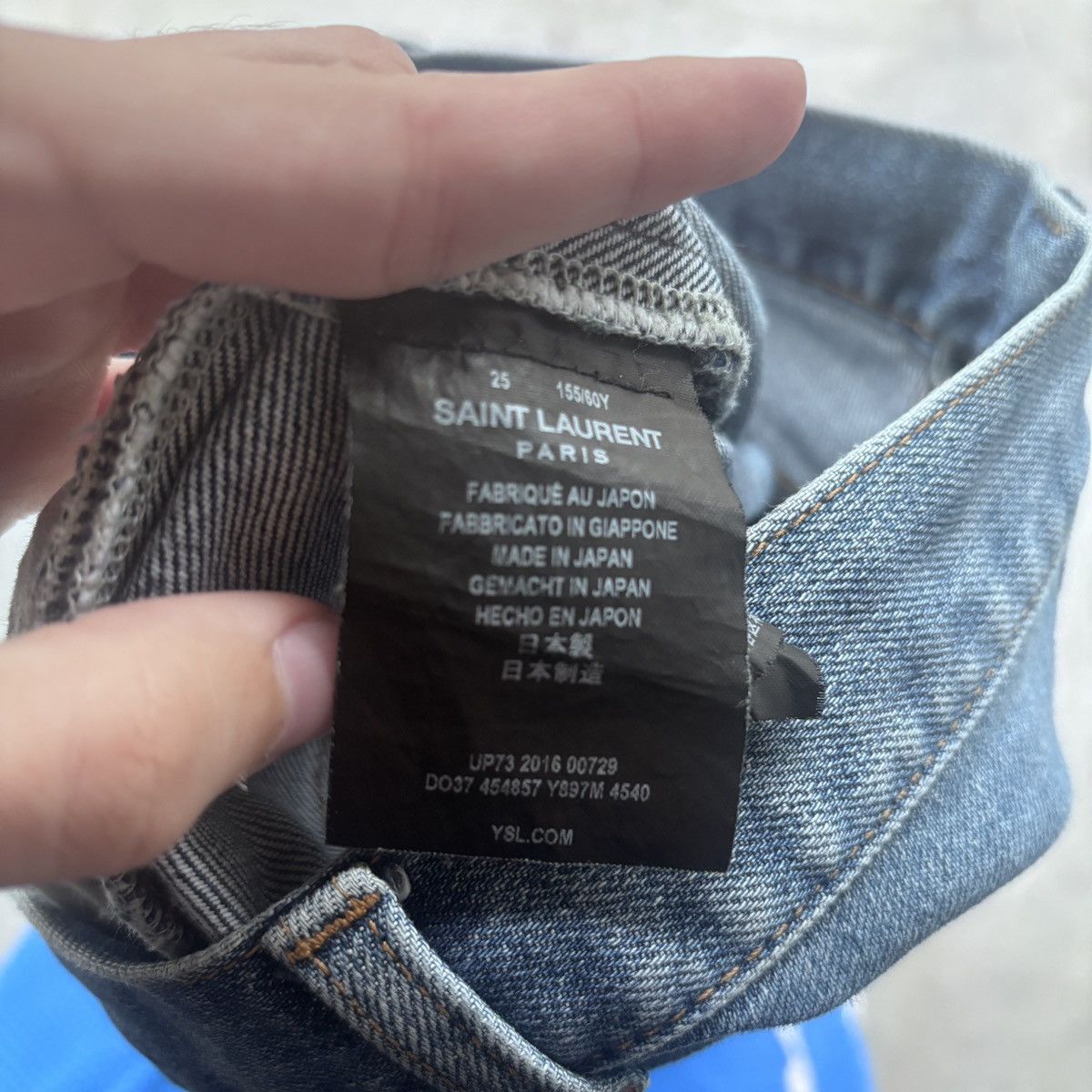 Saint Laurent Paris Hedi Slimane Jeans (Saint Laurent Paris) Size US 27 - 3 Thumbnail
