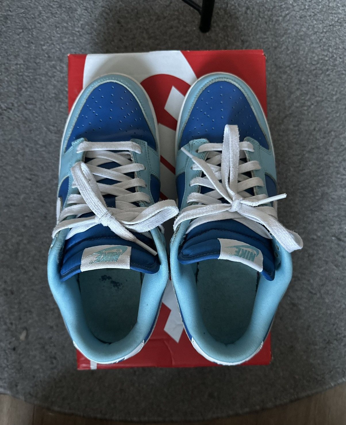 Flight Club Nike Dunk Low “Argon Blue Flash” Size US 7 / EU 40 - 2 Thumbnail