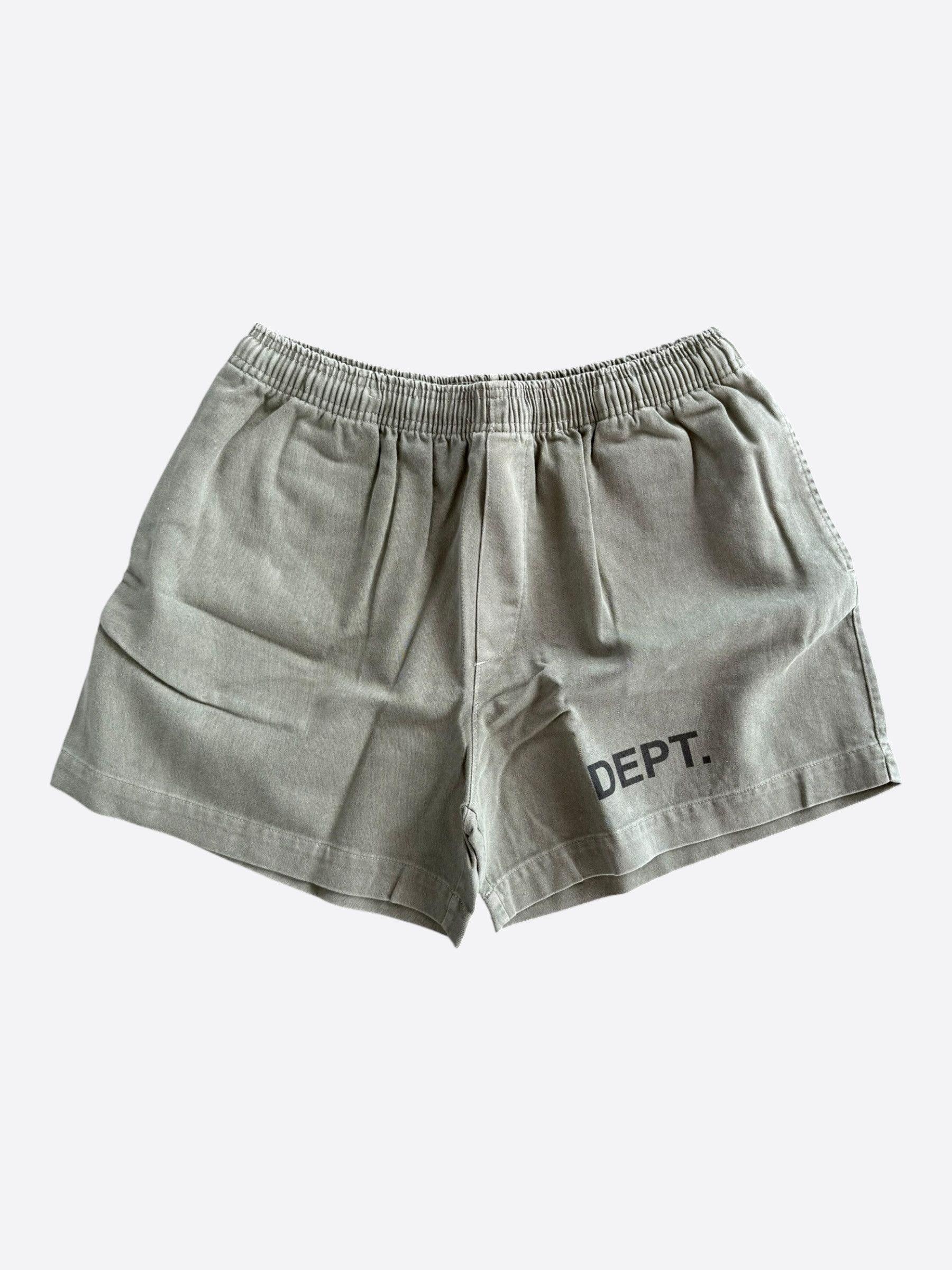 Gallery Dept. Gallery Dept Olive & Black Dept Logo Zuma Shorts Size US 38 / EU 54 - 1 Thumbnail