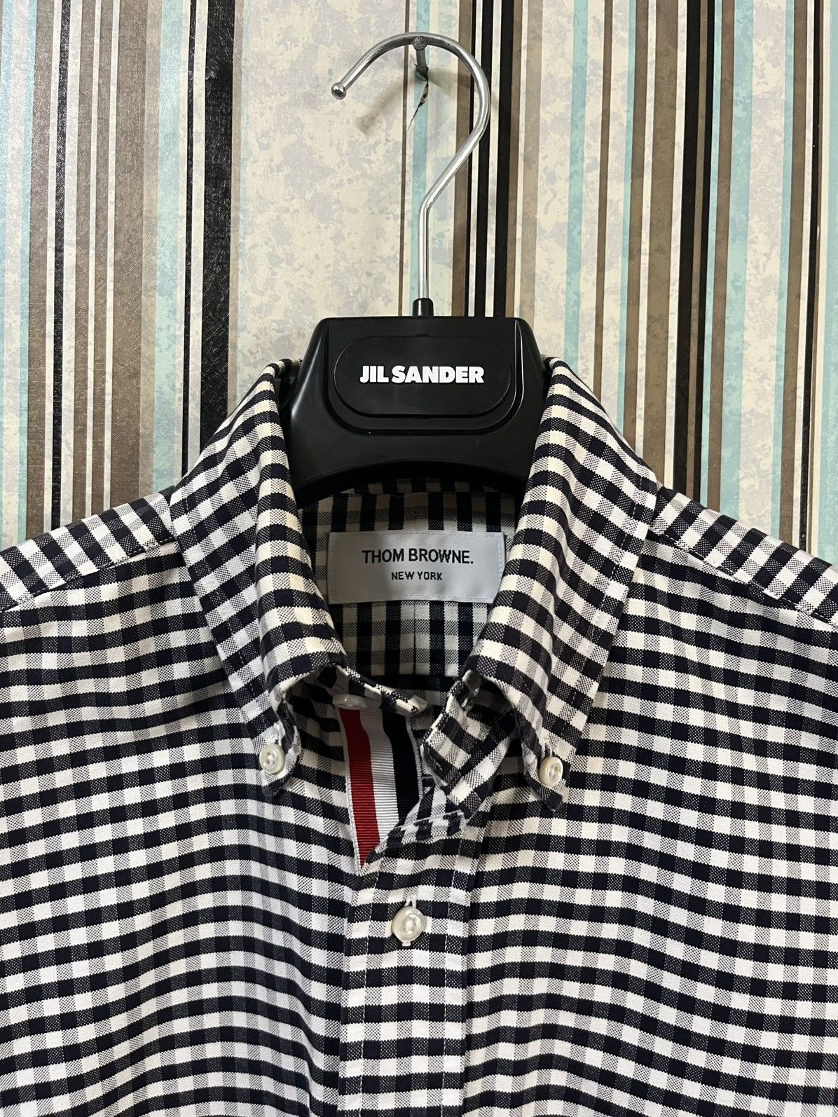 Thom Browne 2000s Gingham-check tartan longsleeve #H5 Size US S / EU 44-46 / 1 - 6 Thumbnail