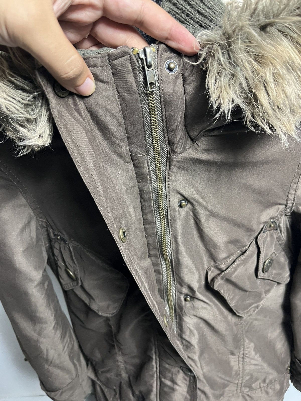 Le Grande Bleu (L.G.B.) G. Faux Fur LGB Style Fishtail Parka Size US M / EU 48-50 / 2 - 14 Thumbnail