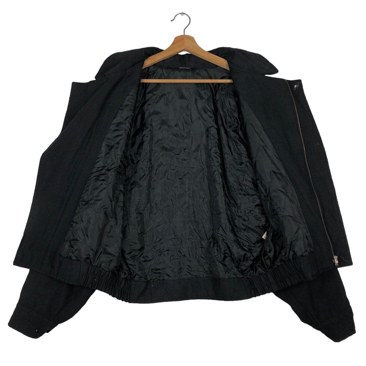 Japanese Brand 🔥90’s Vintage Wool Bomber Jacket Inspire Issey Miyake Size US M / EU 48-50 / 2 - 10 Thumbnail