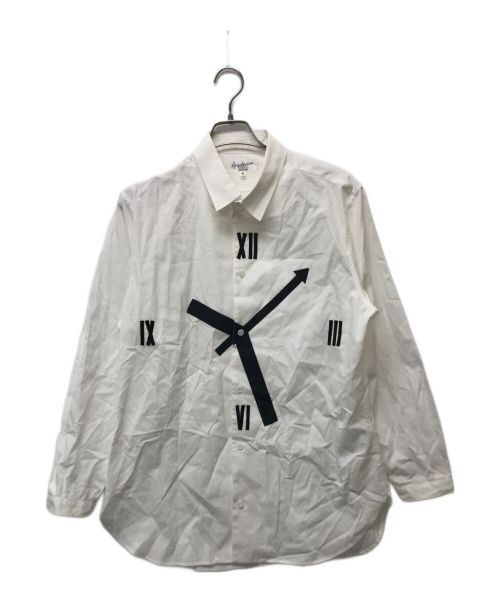 image of Yohji Yamamoto Pour Homme 14Ss Watch Shirt in White, Men's (Size XL)