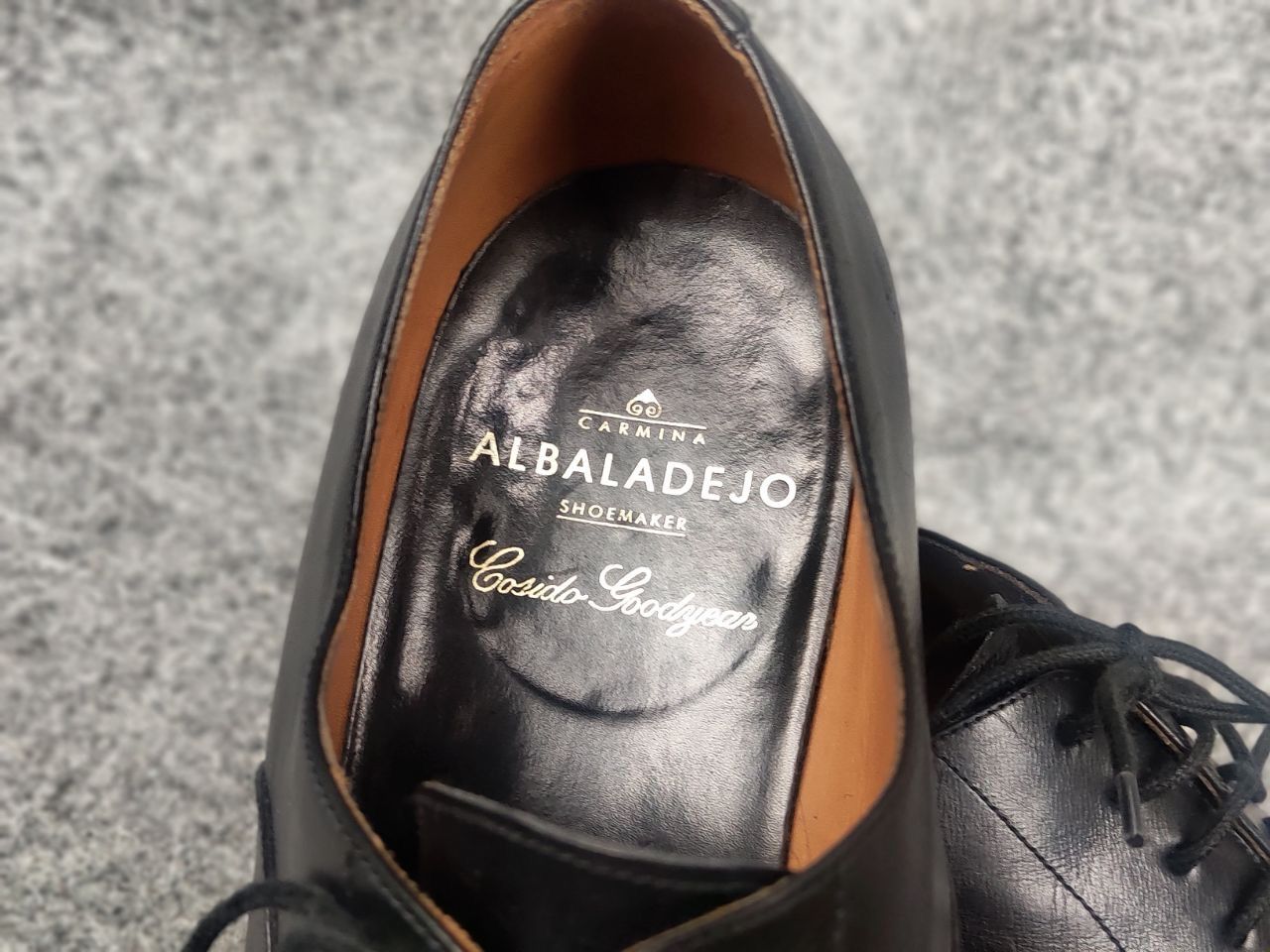 Carmina Carmina Albaladejo Black Calf Leather Cap Toe Oxford shoes Size US 10.5 / EU 43-44 - 19 Thumbnail