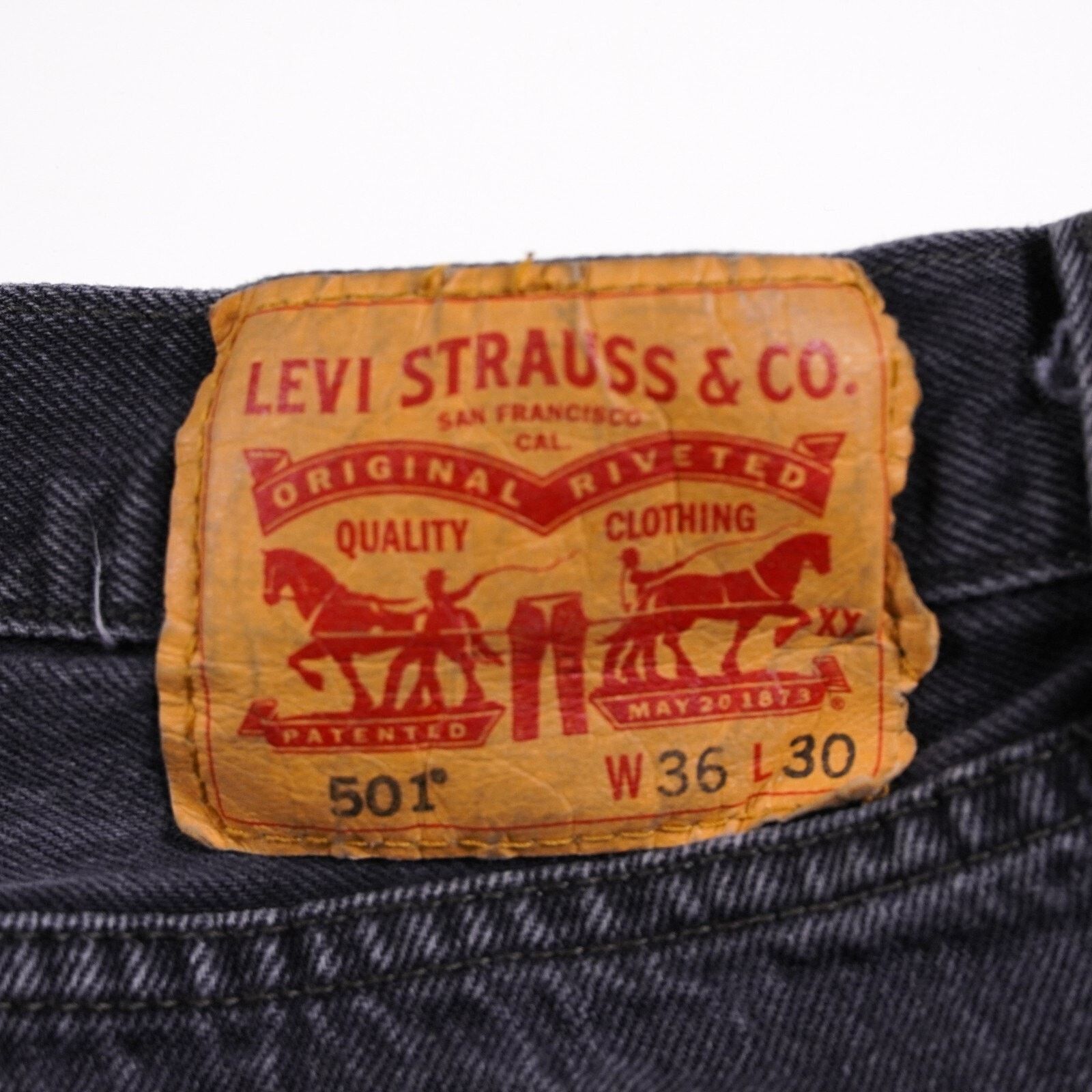 Levi's Levi Strauss 501 Denim Jeans Straight Wide Leg Pants 36x30 Size US 36 / EU 52 - 11 Thumbnail