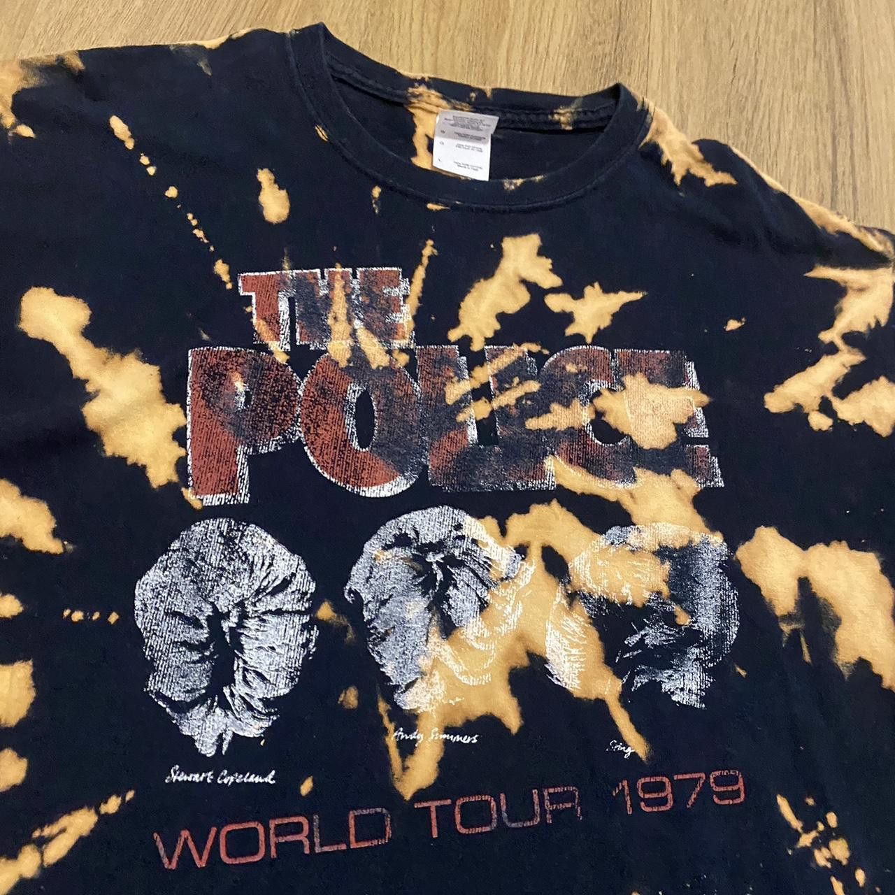 Gildan 1979 The Police World Tour black and orange tie Size US L / EU 52-54 / 3 - 3 Thumbnail