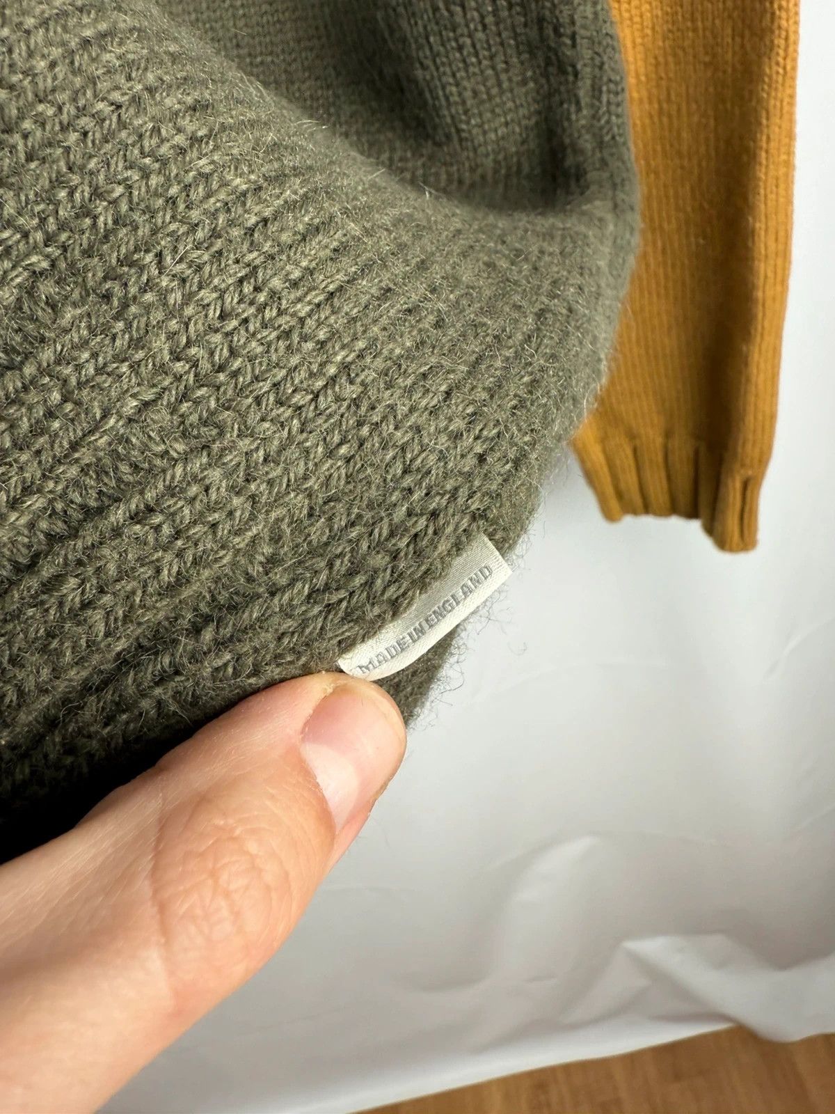 Peregrine Peregrine 1796 Wool Knit Sweater Made In England size L Size US L / EU 52-54 / 3 - 7 Thumbnail