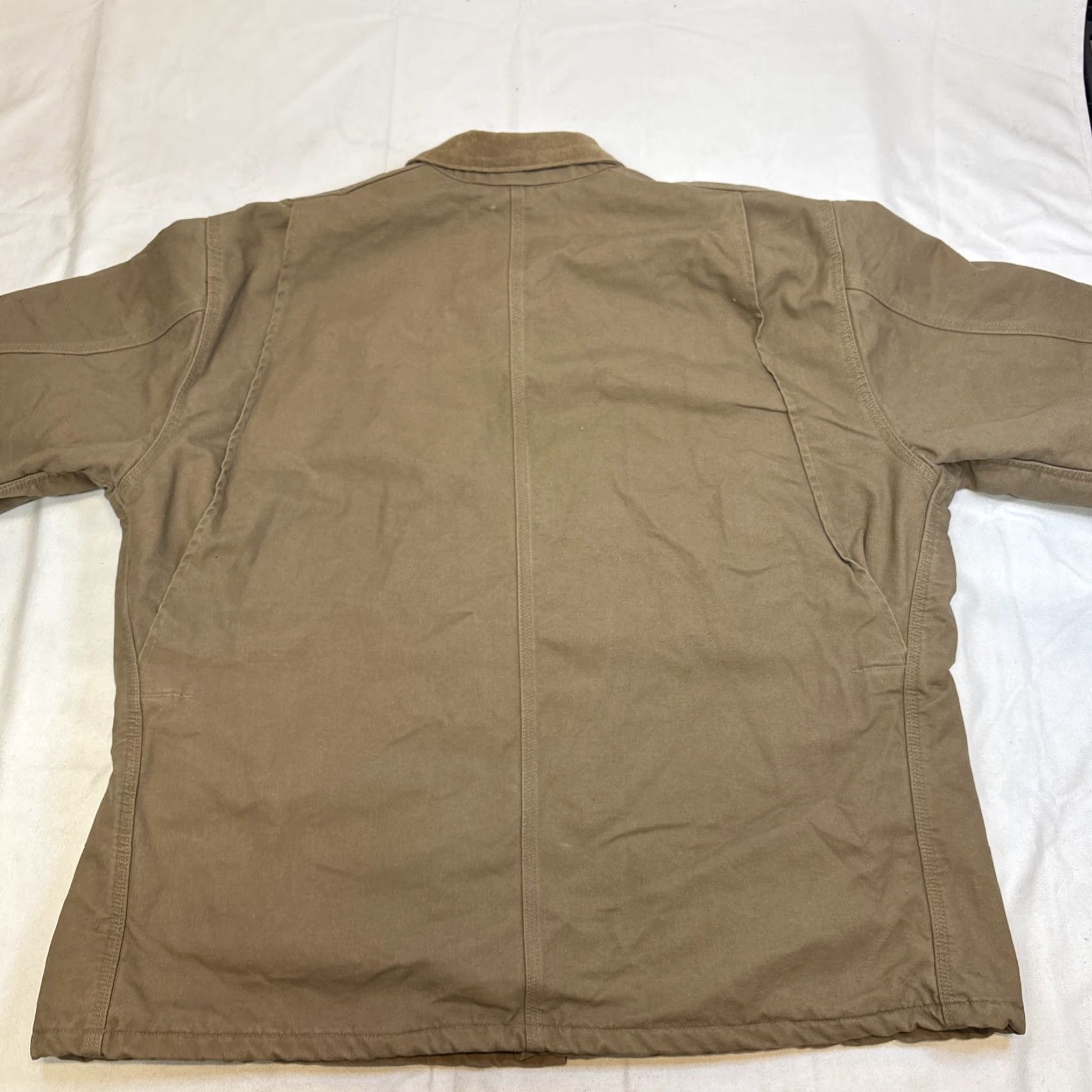 Carhartt VINTAGE Carhartt C02 Chore Barn Jacket Mens 3XL Beige USA Blanket Lined Size US XXL / EU 58 / 5 - 7 Thumbnail