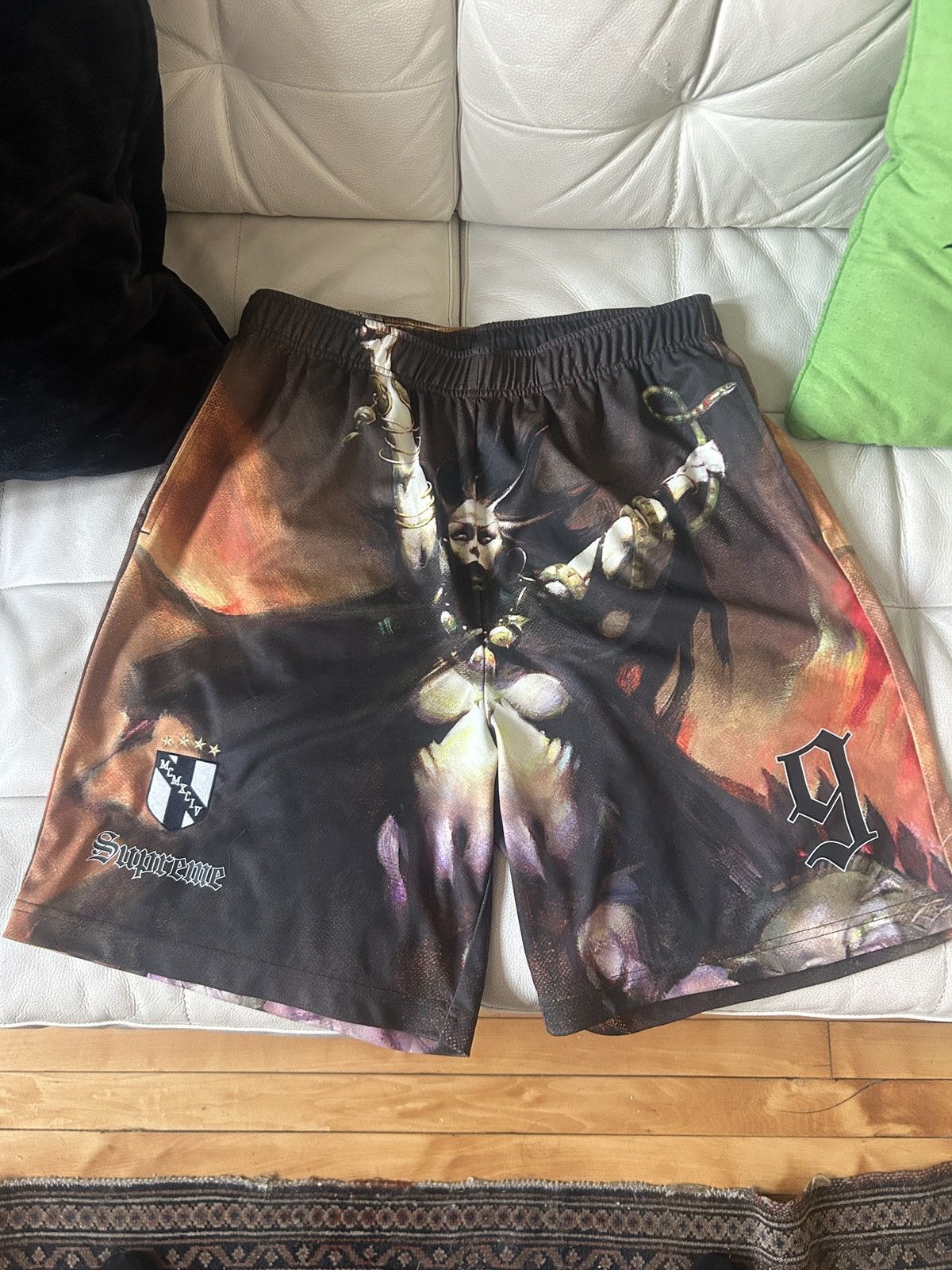 Supreme FW24 Supreme/Frank Frazetta Soccer Shorts - Death Dealer