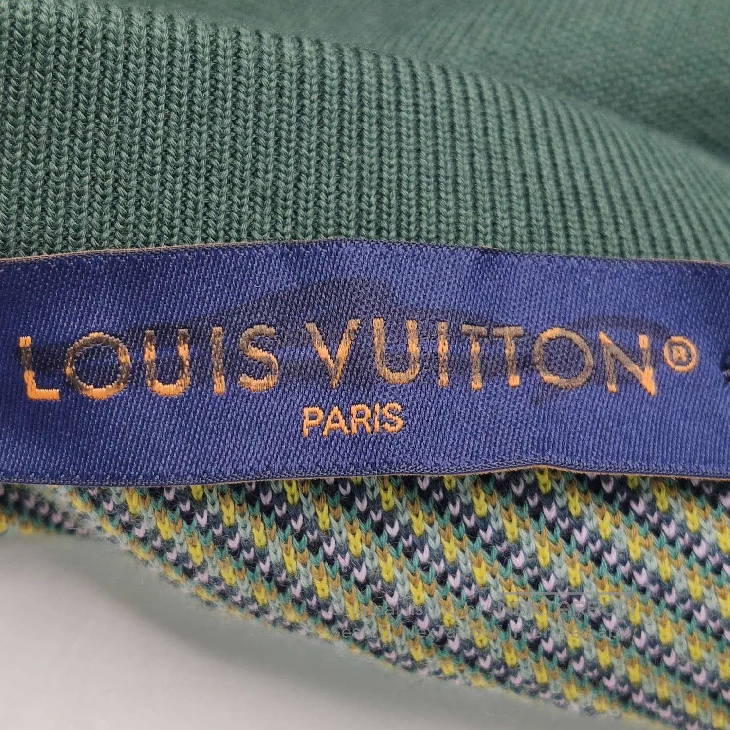 Louis Vuitton Green Patterned Crewneck Sweater. Size US S / EU 44-46 / 1 - 3 Thumbnail