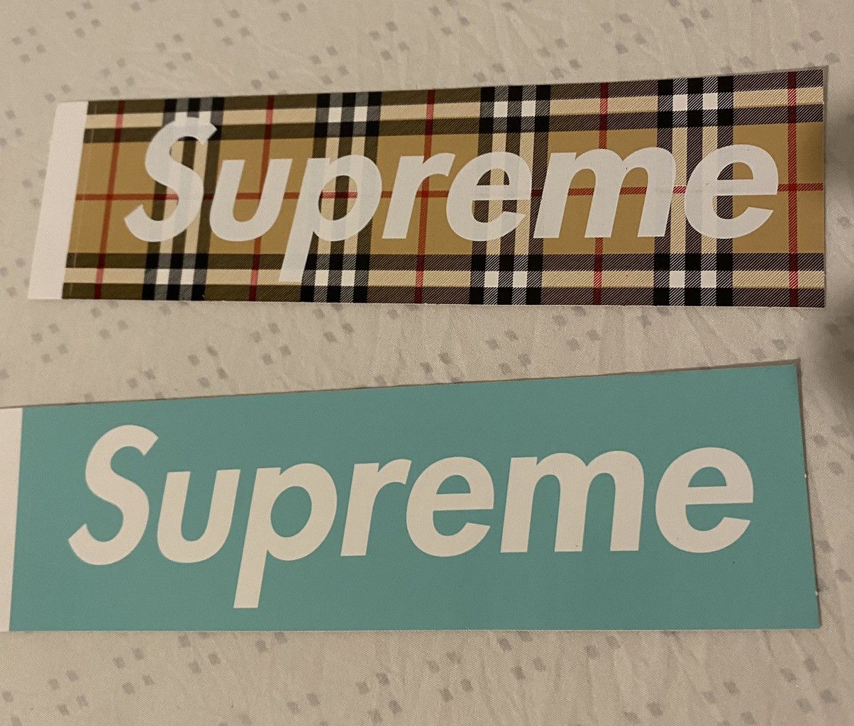 Supreme Box Logo Stickers - Tiffany, offers Burberry, OG