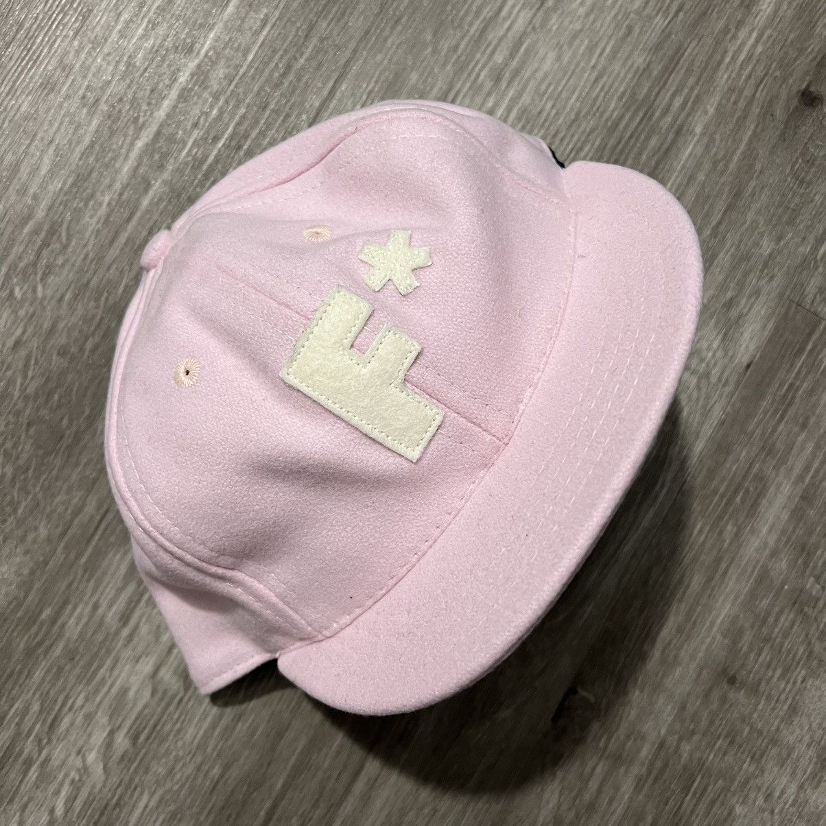 Pre-owned Golf Le Fleur X Golf Wang Golf Le Fleur F Fitted Cap 7 1/4 In Pink