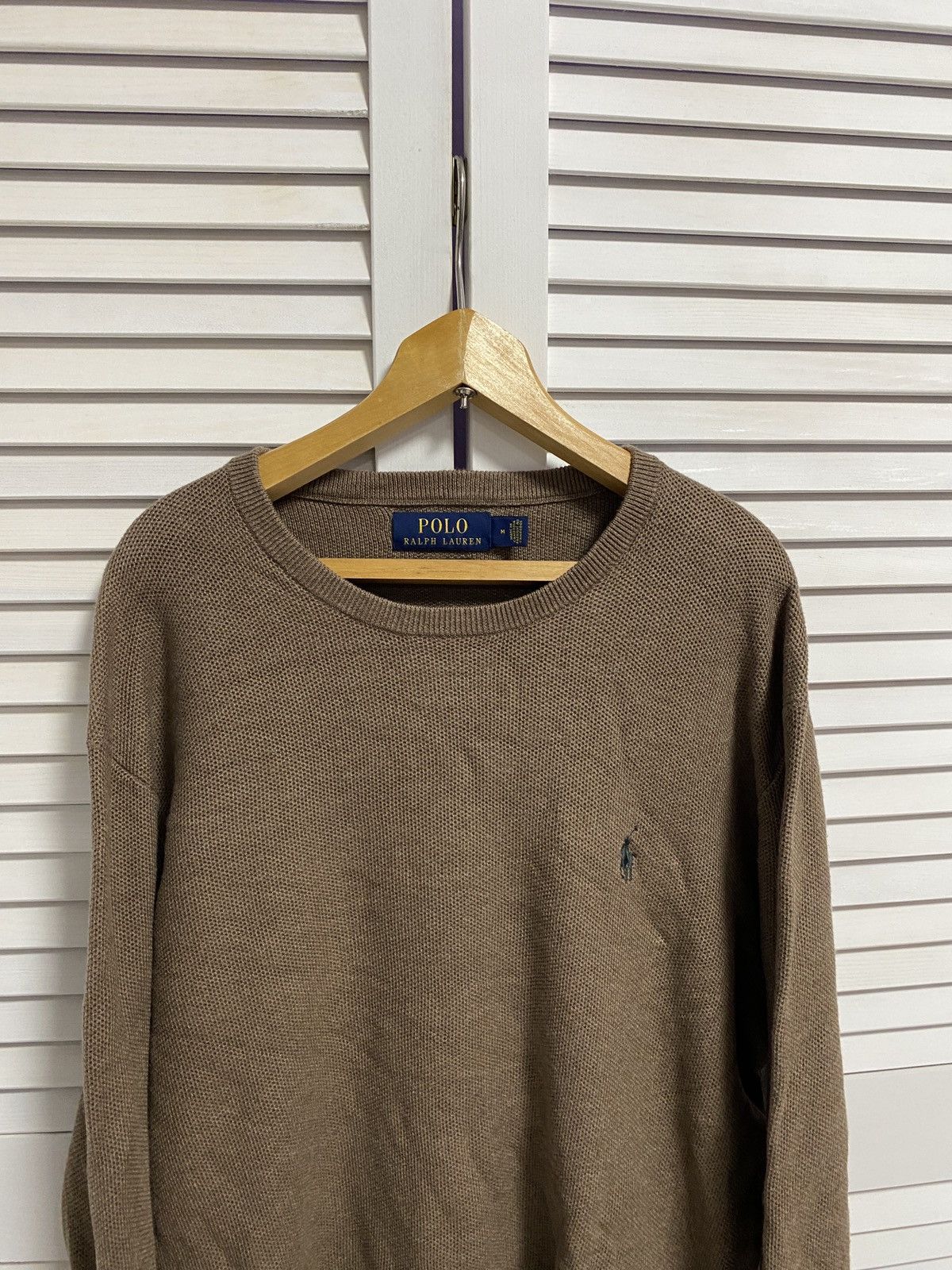 Polo Ralph Lauren × Ralph Lauren Vintage Knit Sweater Brown Polo Ralph Lauren Casual Logo Size US M / EU 48-50 / 2 - 3 Thumbnail