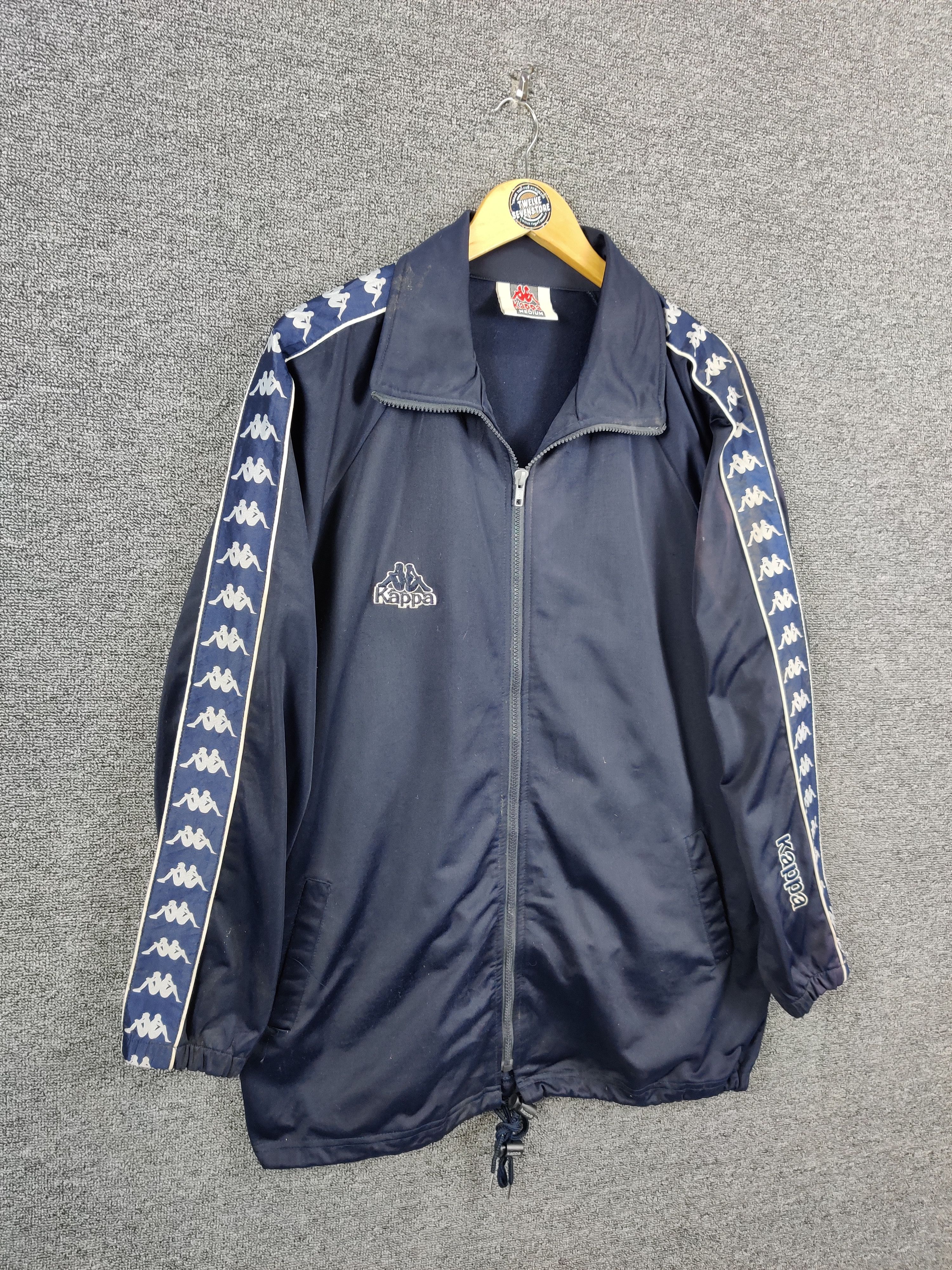 Kappa Vintage Kappa Side Tapper Big Logo Zipper Jacket Size US L / EU 52-54 / 3 - 6 Thumbnail