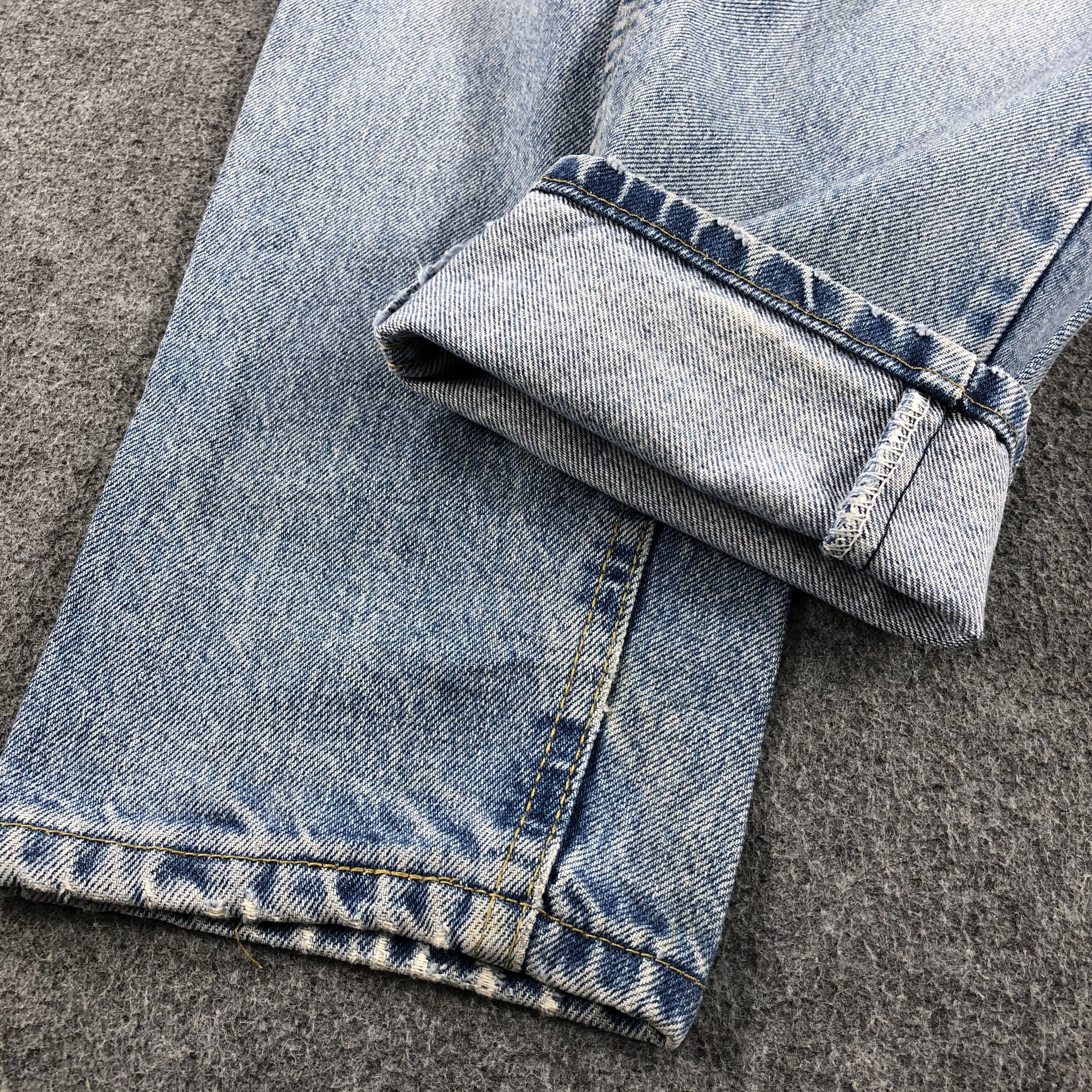 Lee Vintage 90s Blue Wash Lee Jeans-J1569 Size US 30 / EU 46 - 7 Thumbnail