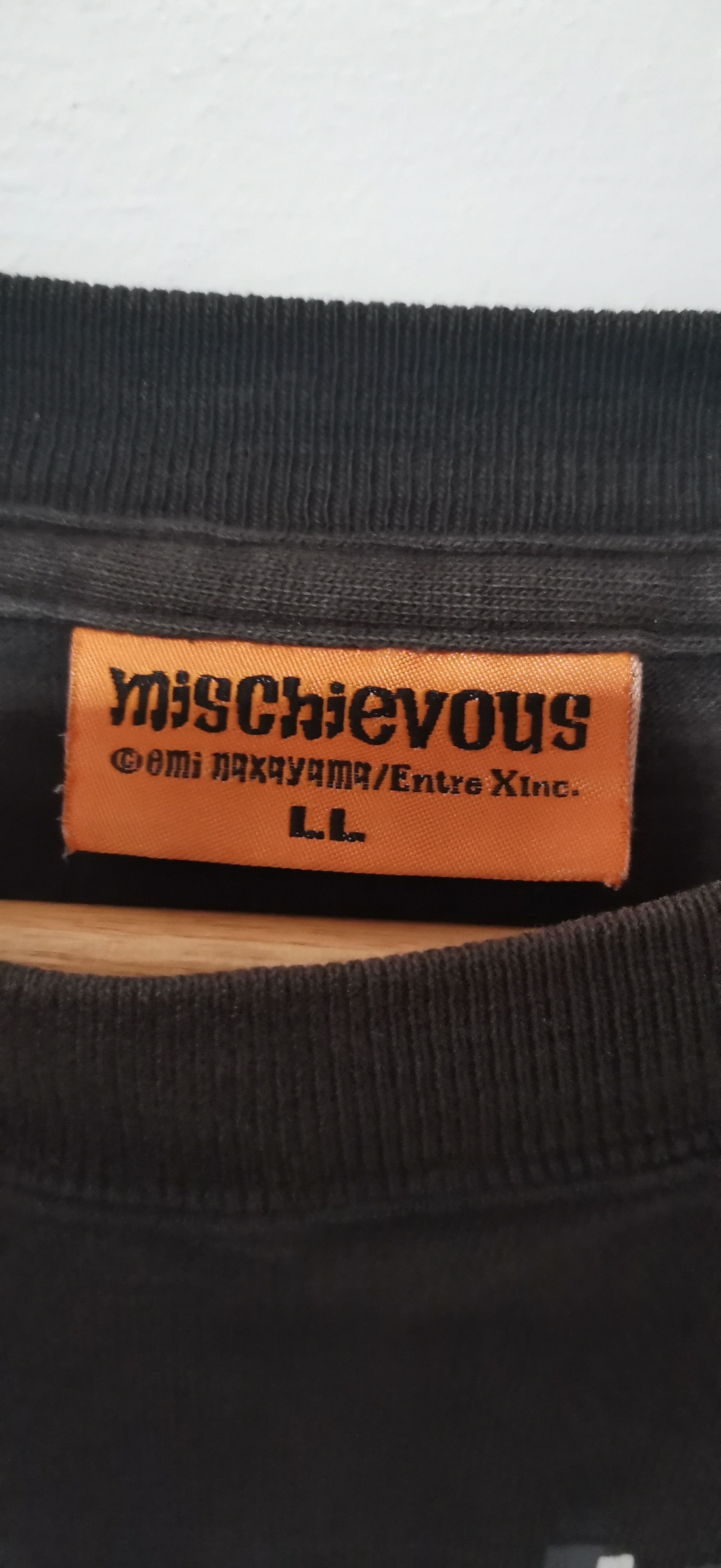 Vintage 🔥 VTG MISCHIEVOUS Emi Nakayama Graphic Tee – Japan Punk - L Size US L / EU 52-54 / 3 - 5 Thumbnail