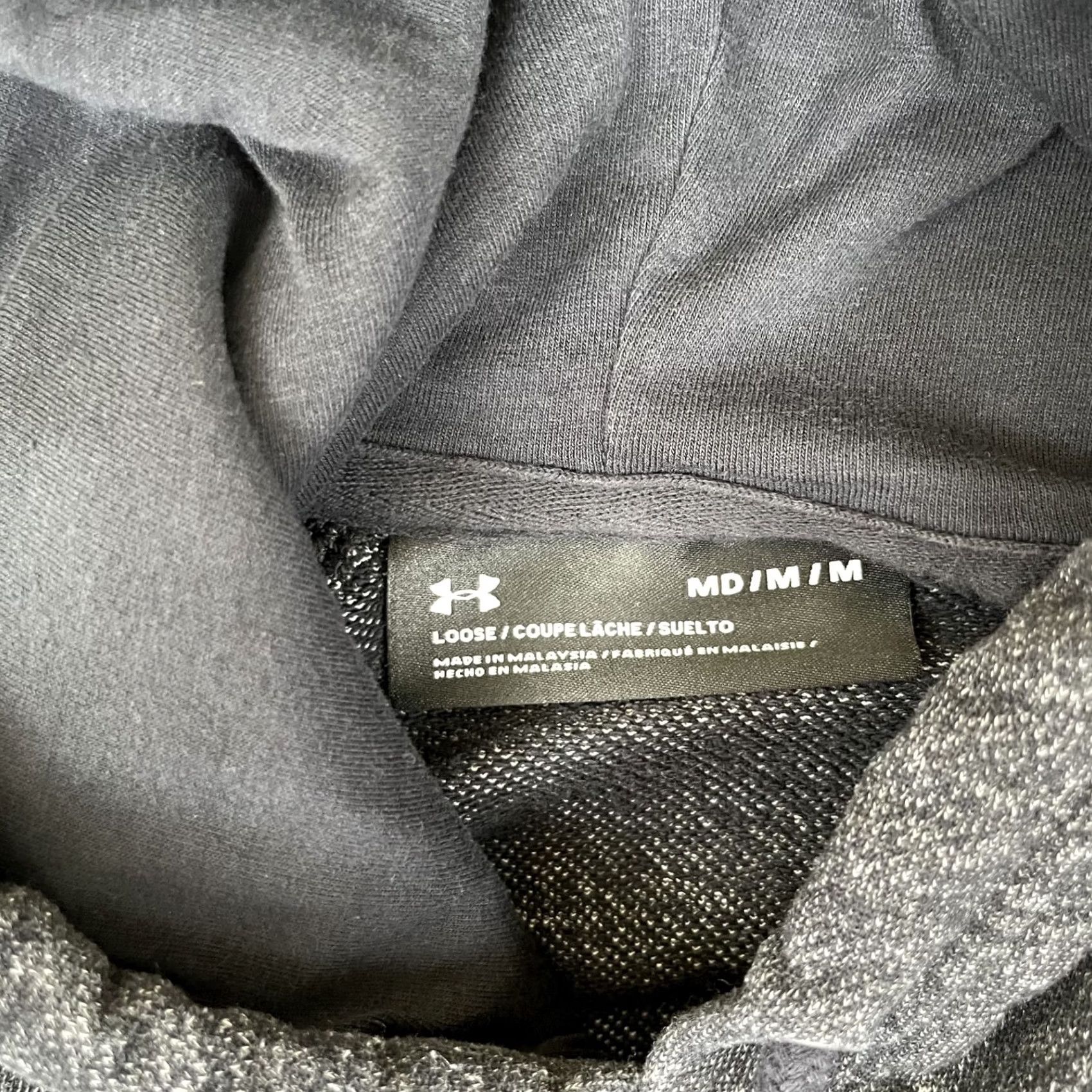 Under Armour Under Armour Project Rock Hoodie Fleece Shirt Mens Medium Black Short Sleeve Shirt Size US M / EU 48-50 / 2 - 6 Thumbnail