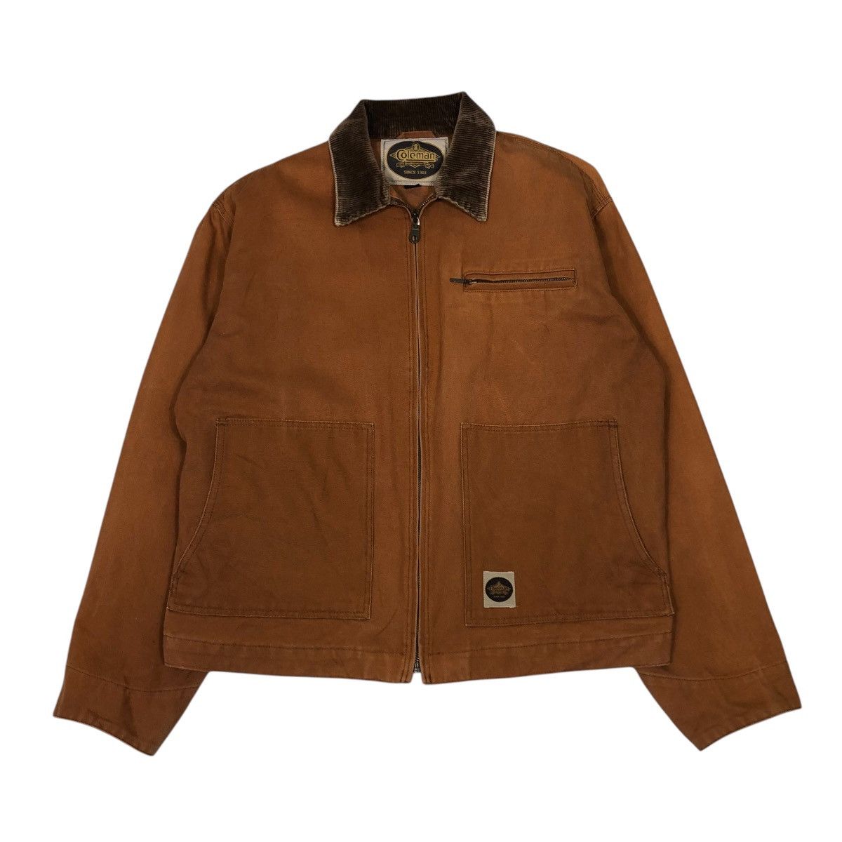 Japanese Brand 🔥VINTAGE CHORE WORK DETROIT JACKET COLEMAN ISSEY MIYAKE Size US M / EU 48-50 / 2 - 1 Thumbnail