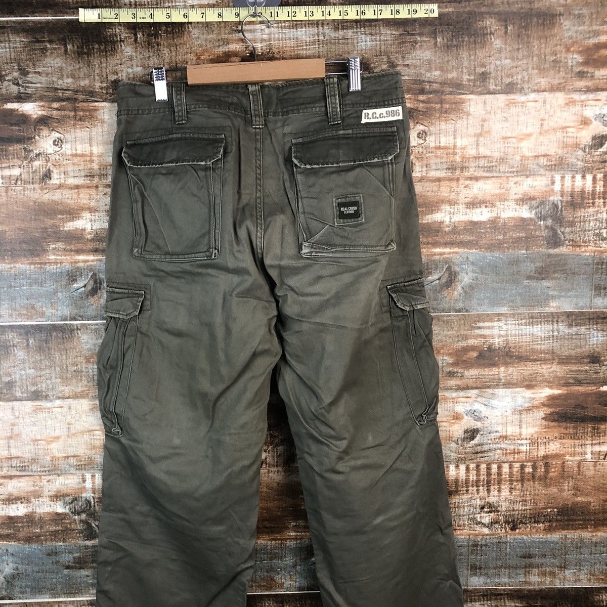 Japanese Brand DL Real Crush Clothing utility Cargo Multipocket Pants #C710 Size US 33 - 14 Thumbnail