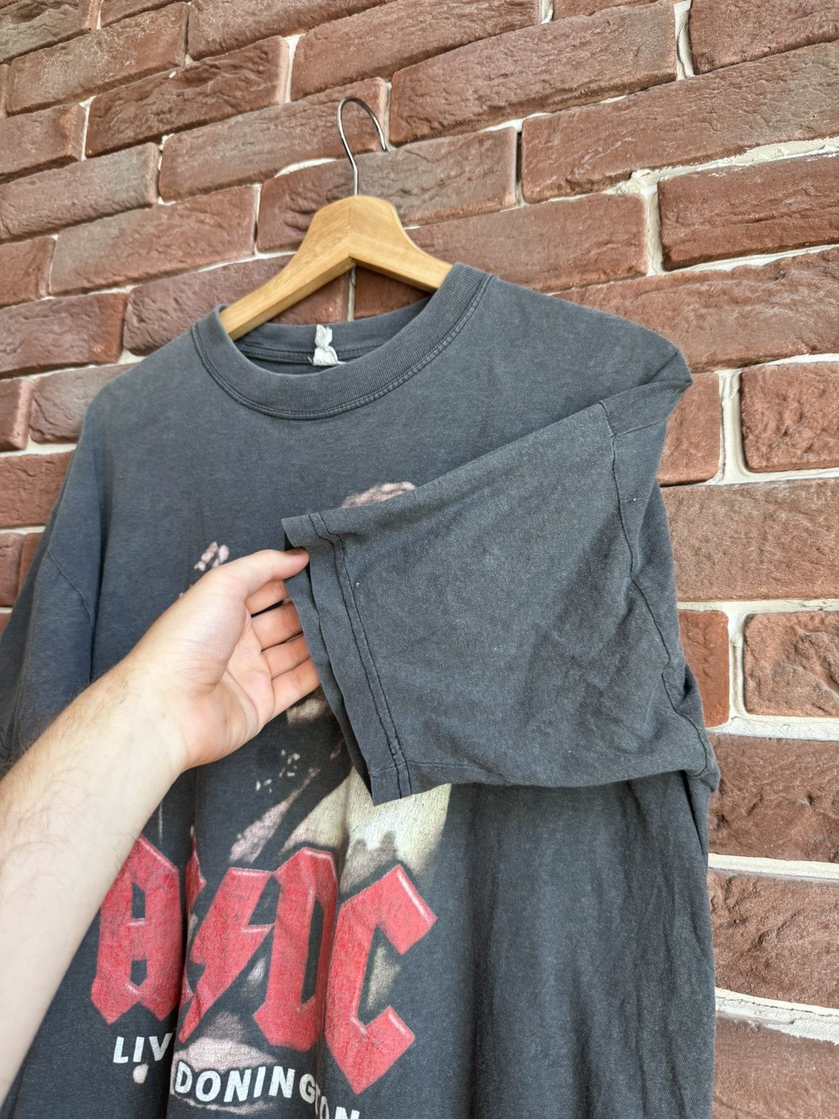 AC/DC 90s AC DC Live At Donington Vintage Metal Rock Band Tee Size US M / EU 48-50 / 2 - 5 Thumbnail