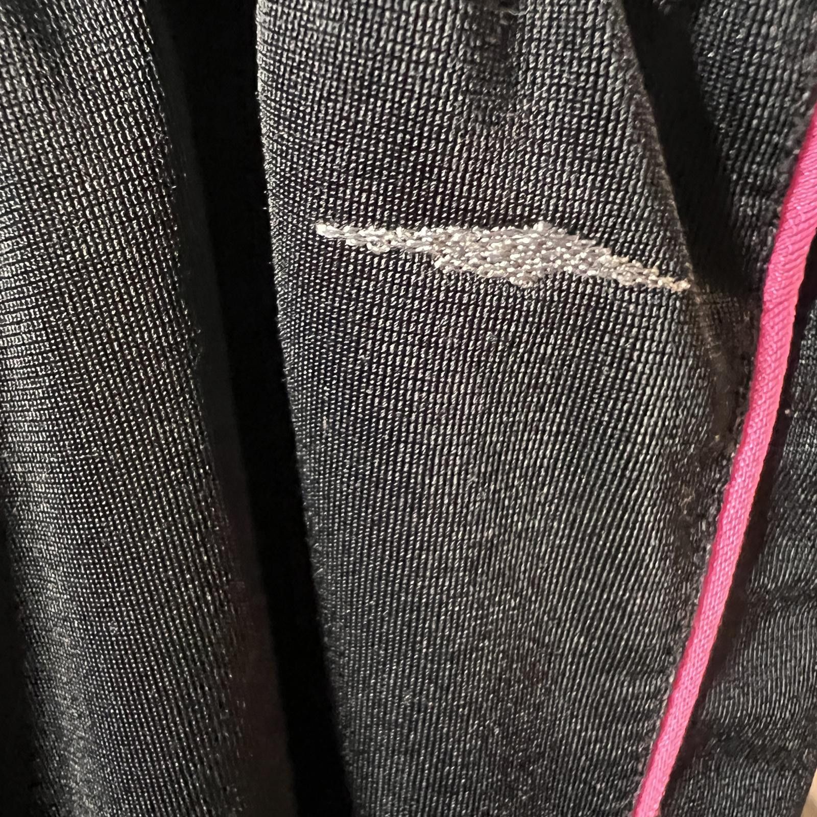 Unknown London Women's Black Activewear Pants with Pink Trim Size ONE SIZE - 2 Thumbnail