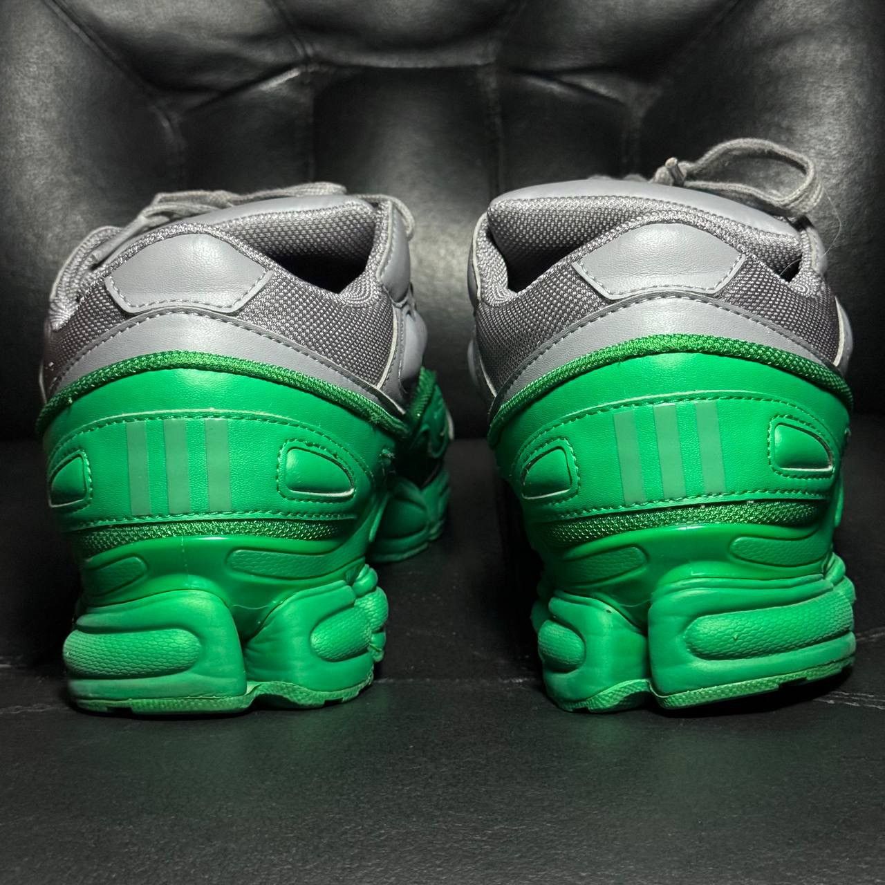 Adidas × Raf Simons 10us Adidas Raf Simons Ozweego Green Grey Sneakers Size US 10 / EU 43 - 2 Thumbnail