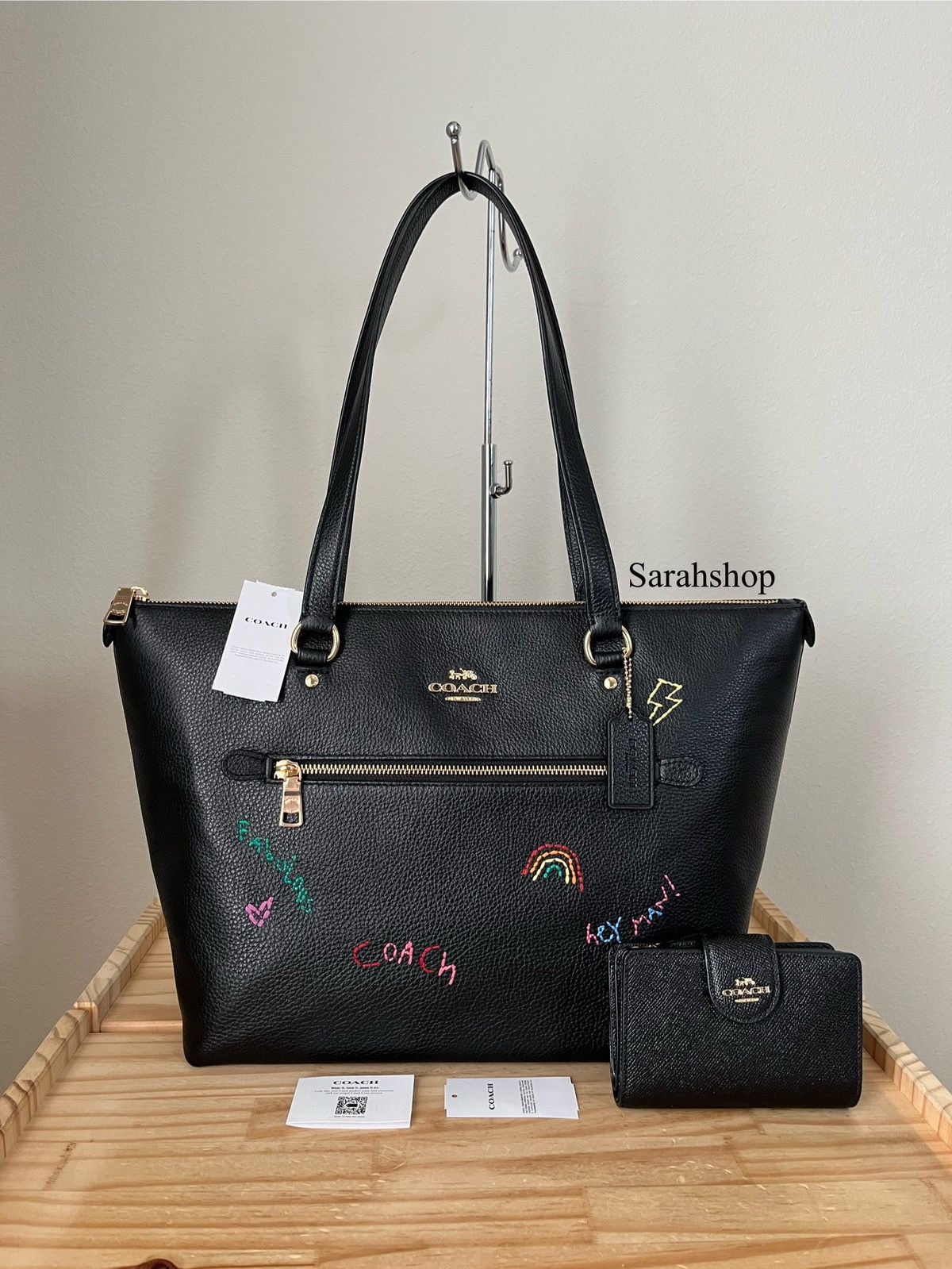 image of Coach Set in Black, Women's
