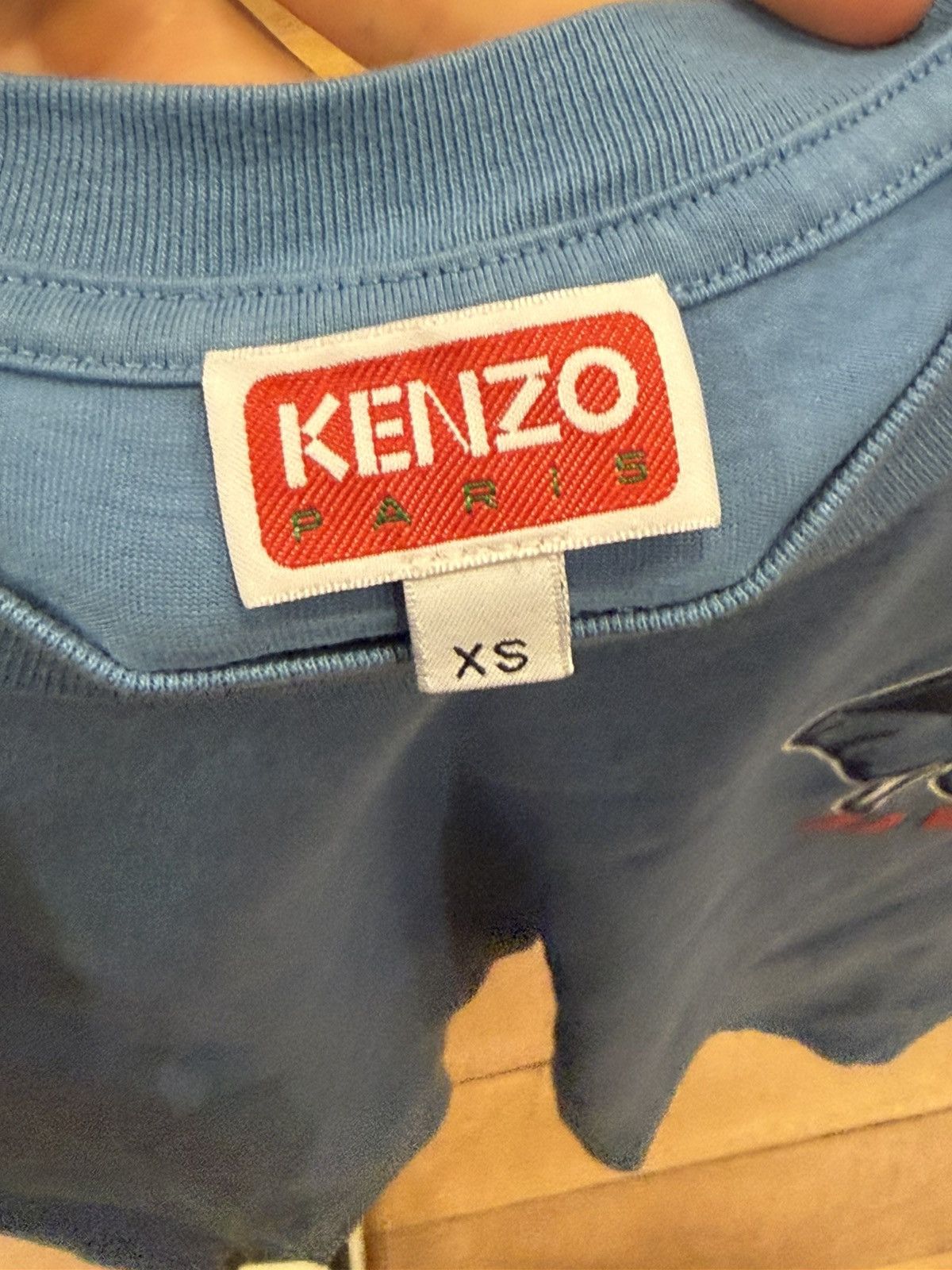 Kenzo Kenzo Paris Elephant Classic Tee - Blue Size US XS / EU 42 / 0 - 3 Thumbnail