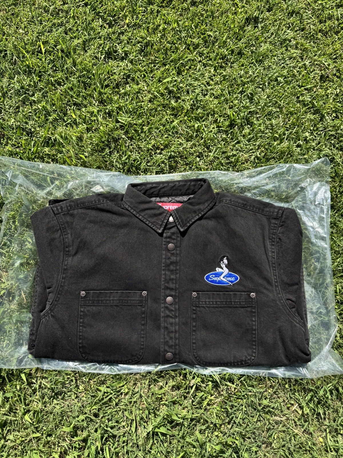 Supreme Supreme Quilted Lined Denim Snap Shirt Size US M / EU 48-50 / 2 - 5 Thumbnail