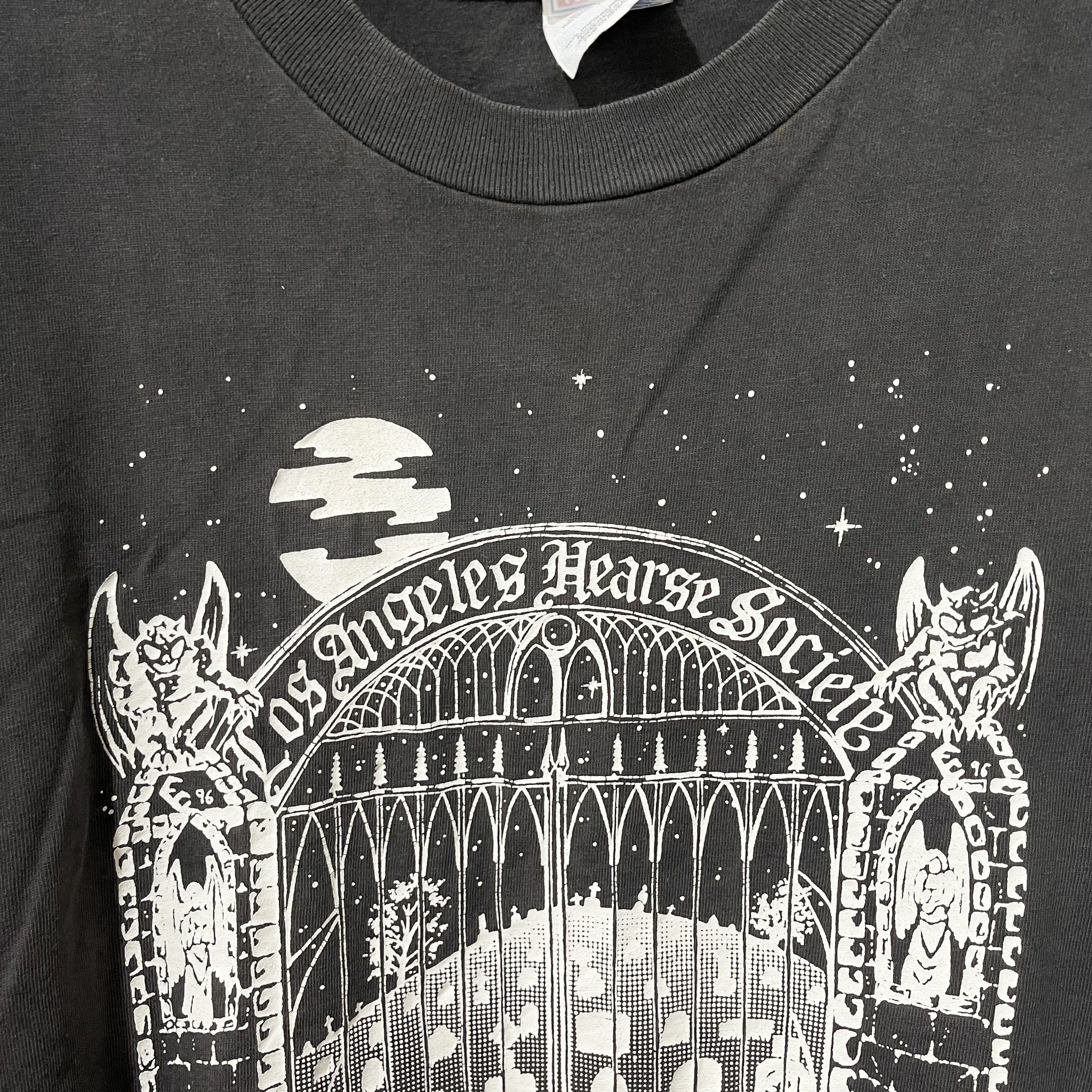 Vintage Vintage 90s Gothic Hearse T-Shirt Size US XL / EU 56 / 4 - 3 Thumbnail