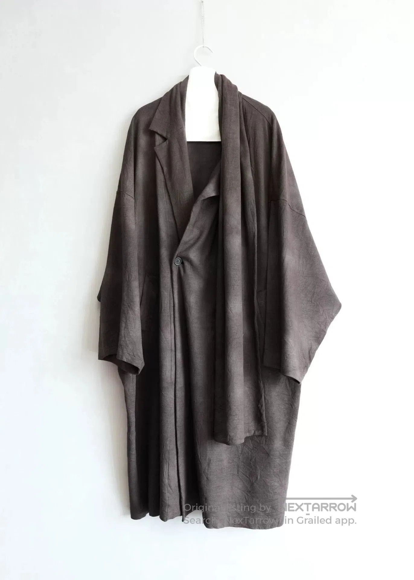 Yohji Yamamoto Yohji Yamamoto Unique Scarf Coat. Size L / US 10 / IT 46 - 2 Thumbnail