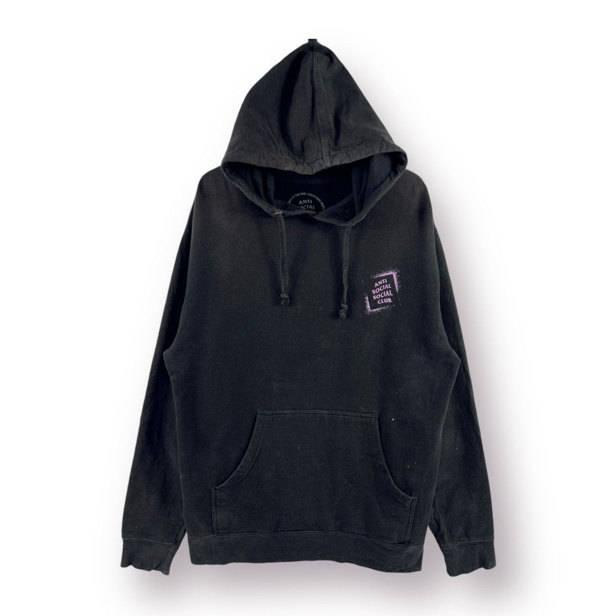 Anti Social Social Club 🔥 Streetwear ASSC fade Splatter Paint Logo Hoodie Sweat - M Size US M / EU 48-50 / 2 - 2 Thumbnail