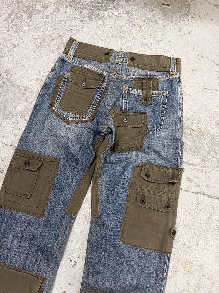 Dolce & Gabbana FW2005 Dolce & Gabbana Hybrid Khaki Multi-Pocket Cargo Denim Pants Size US 32 / EU 48 - 7 Thumbnail